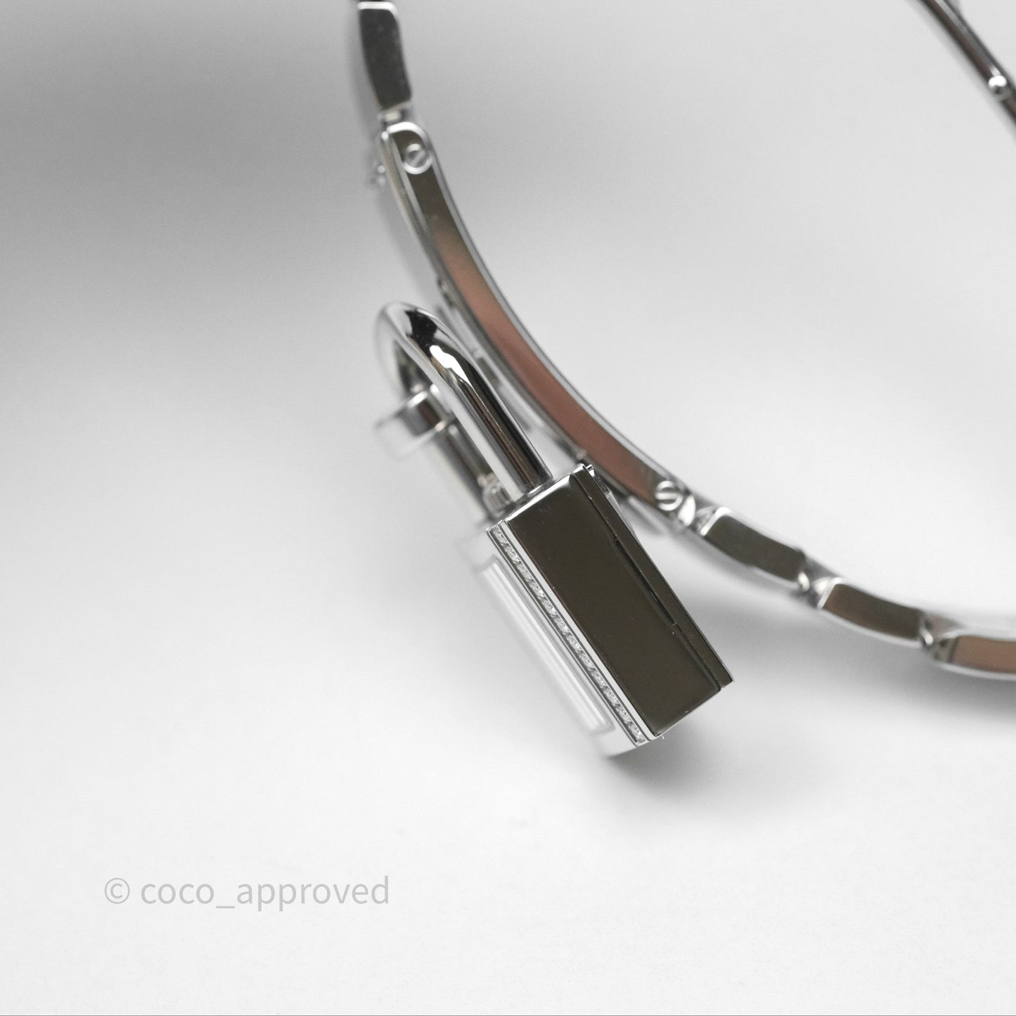 Hermès Kelly Watch Mini Model 16mm Diamond Steel