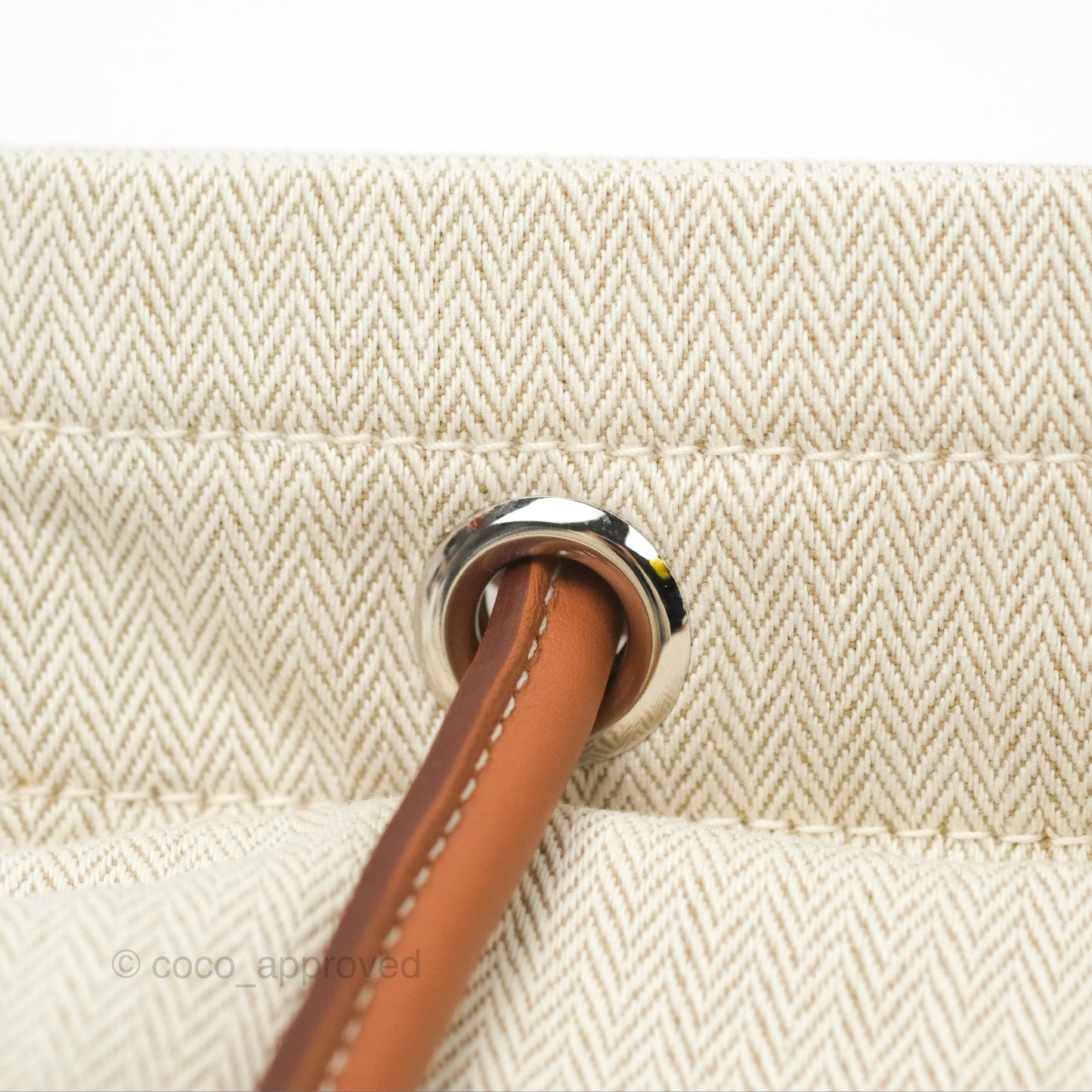 Hermès Aline Canvas Tote Bag