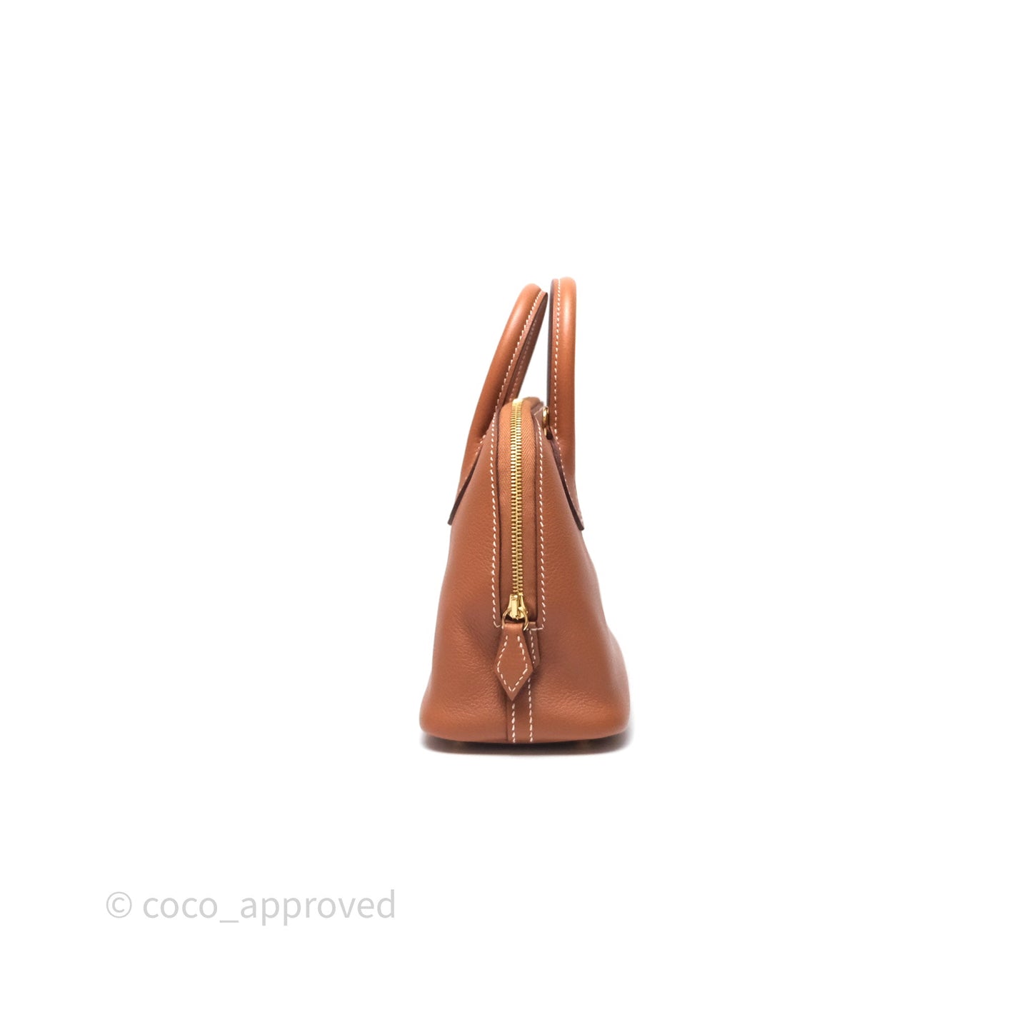 Hermès Bolide Mini 1923 Gold 37 Evercolor Gold Hardware