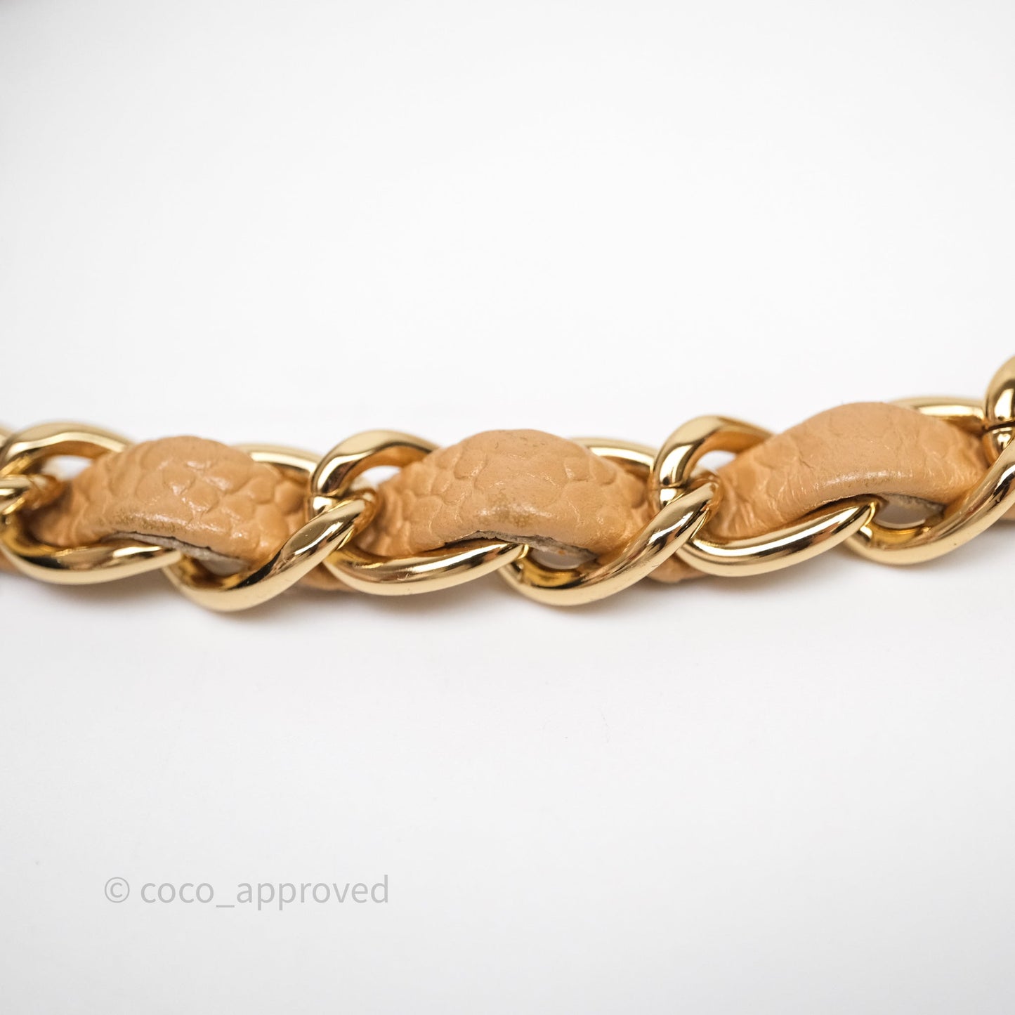 Chanel Vintage Mini Square Beige Caviar Gold Hardware