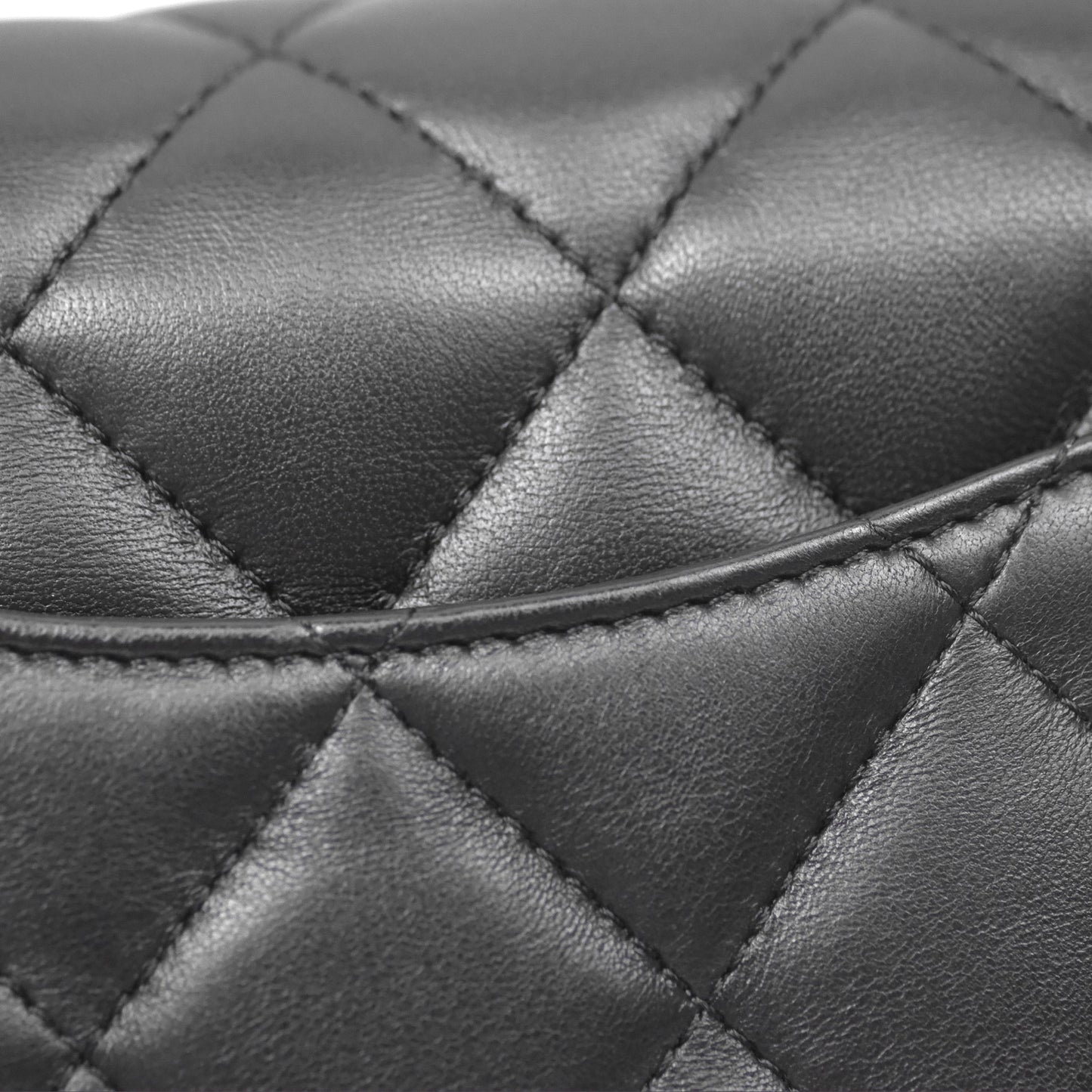 Chanel Mini Flap Bag With Heart CC Charm Black Lambskin Aged Gold Hardware 22B