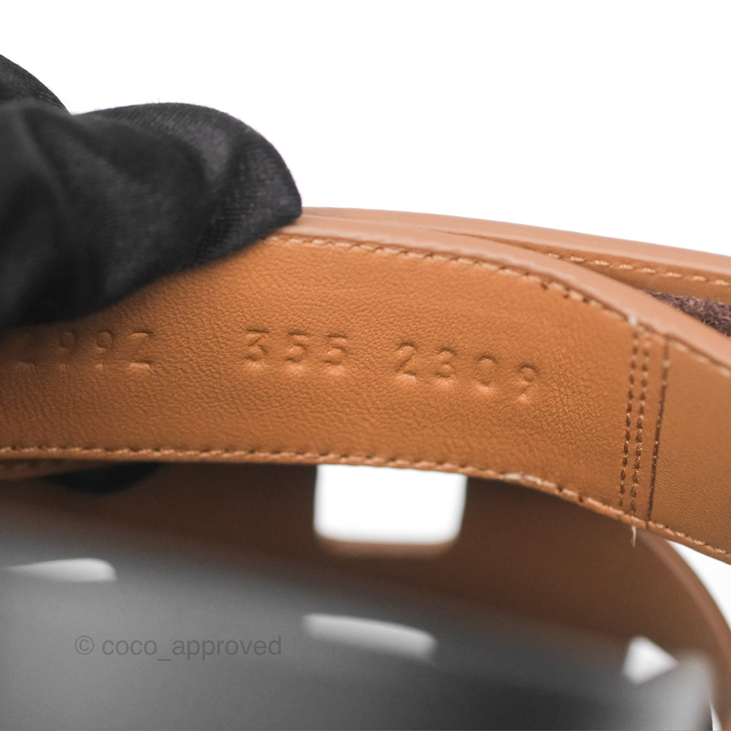 Hermès Chypre Sandal Gold Calfskin Size 35.5