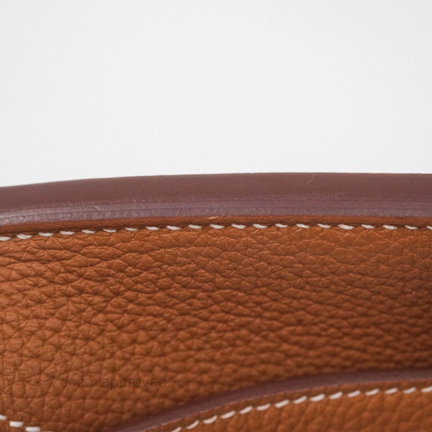 Hermes Retourne Birkin 25 Gold 37 Togo Gold Hardware