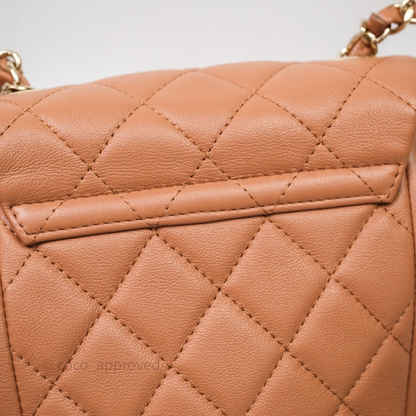 Chanel Small Duma Drawstring Backpack Camel Calfskin