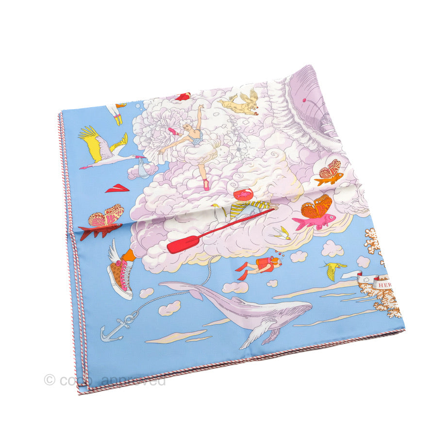 Hermès Sur Mon Nuage Scarf 90