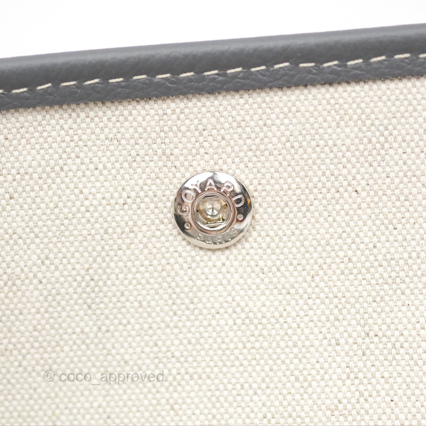 Goyard Plumet Pocket Wallet Grey Goyardine Canvas