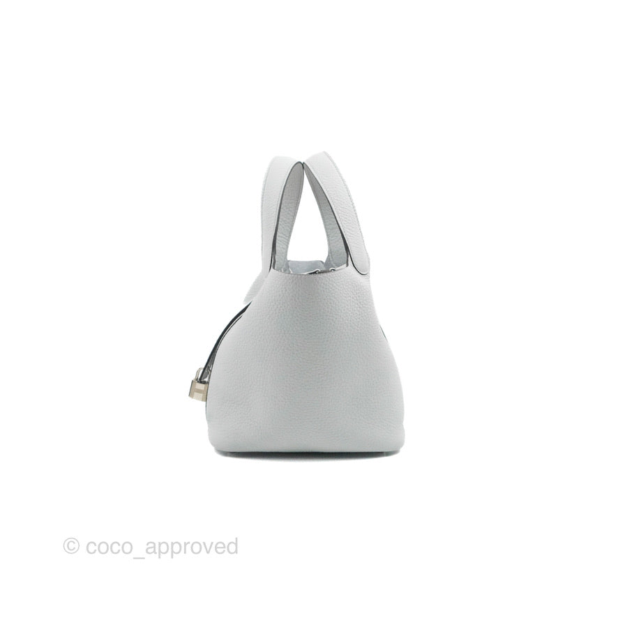 Hermès Picotin Lock 18 Bleu Pale Clemence Palladium Hardware