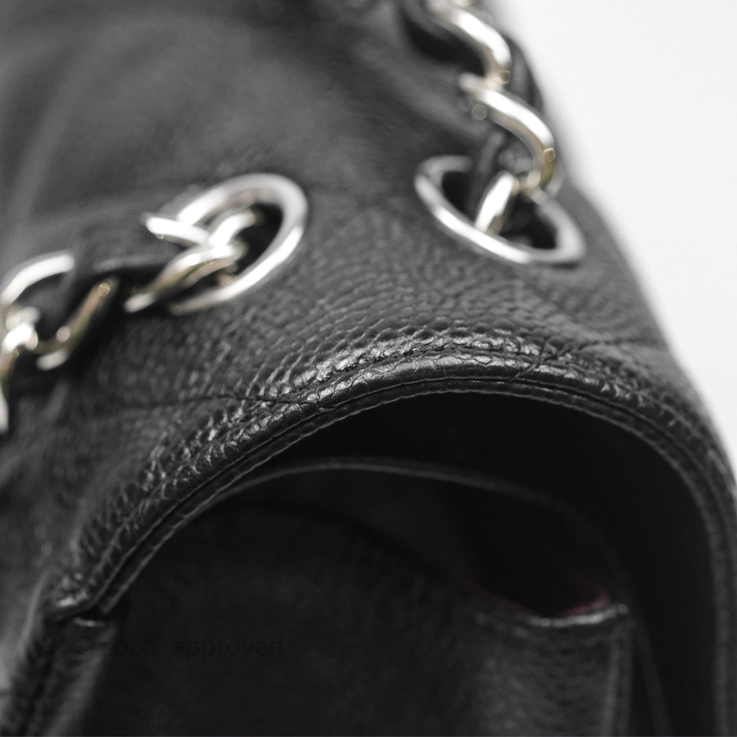 Chanel Jumbo Double Flap Black Caviar Silver Hardware⁣⁣