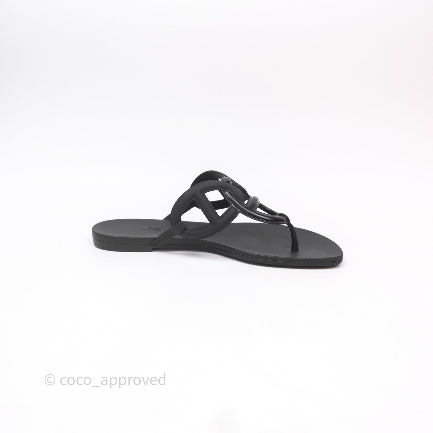 Hermes Egerie Sandal Noir Size 37