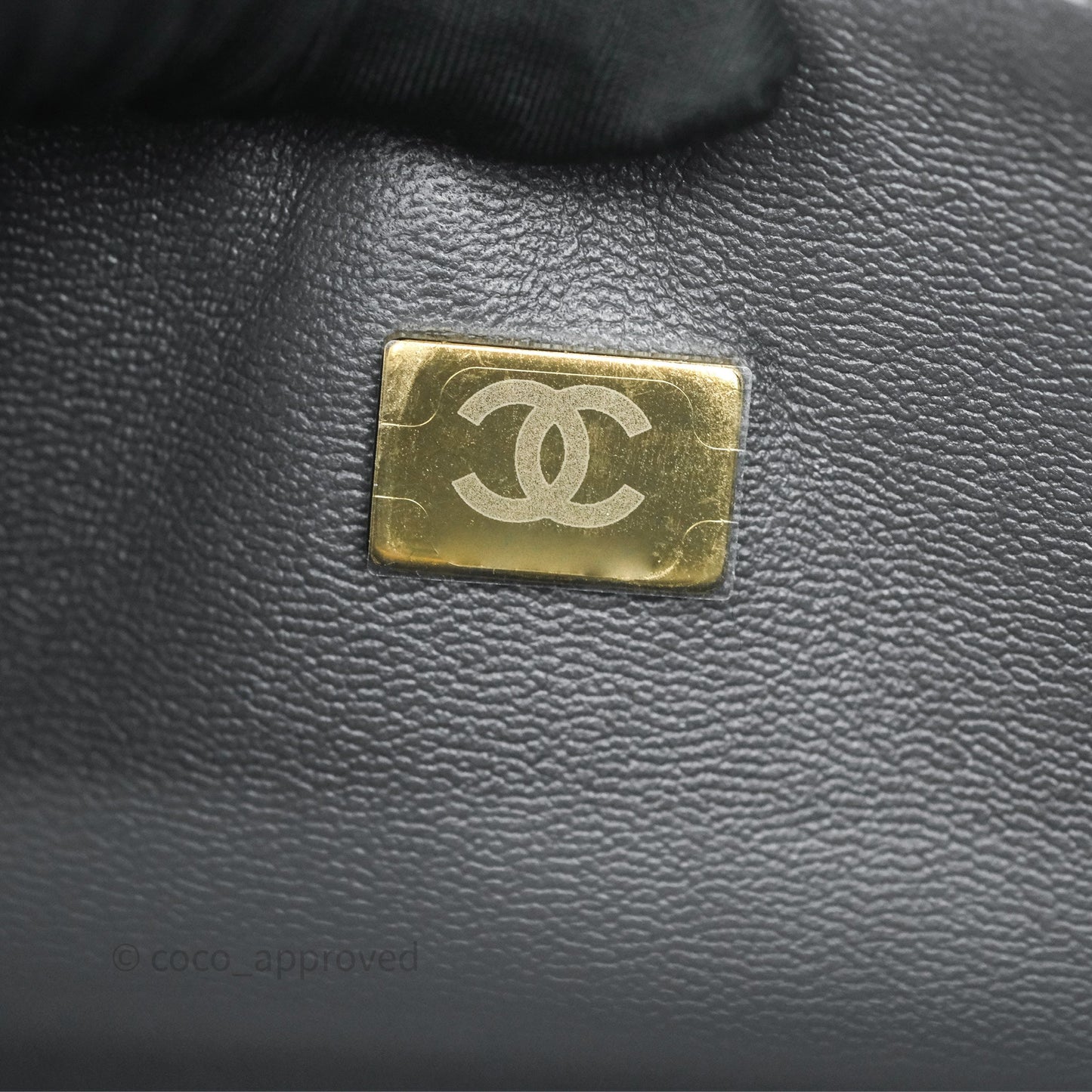 Chanel Classic M/L Medium Flap Quilted Dark Grey Caviar Gold Hardware