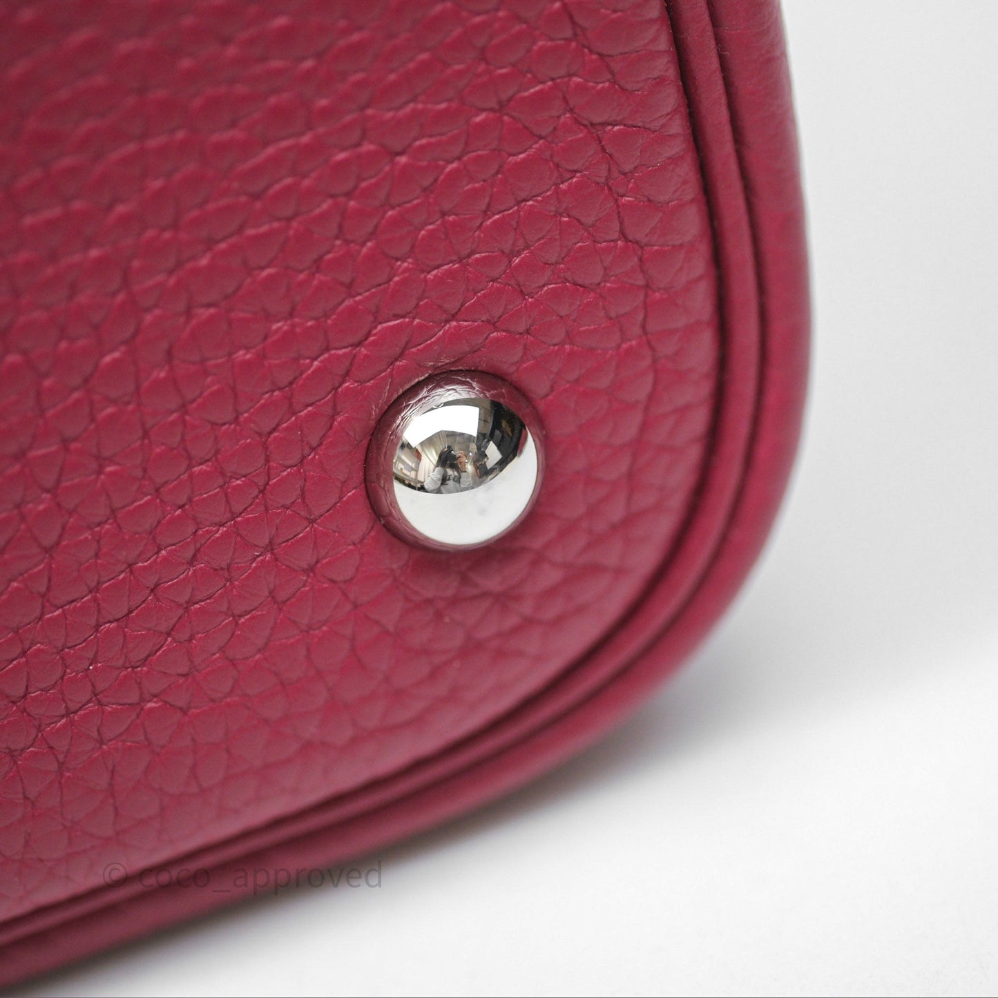 Hermès Bolide 1923 31 Rubis B5 Clemence Palladium Hardware