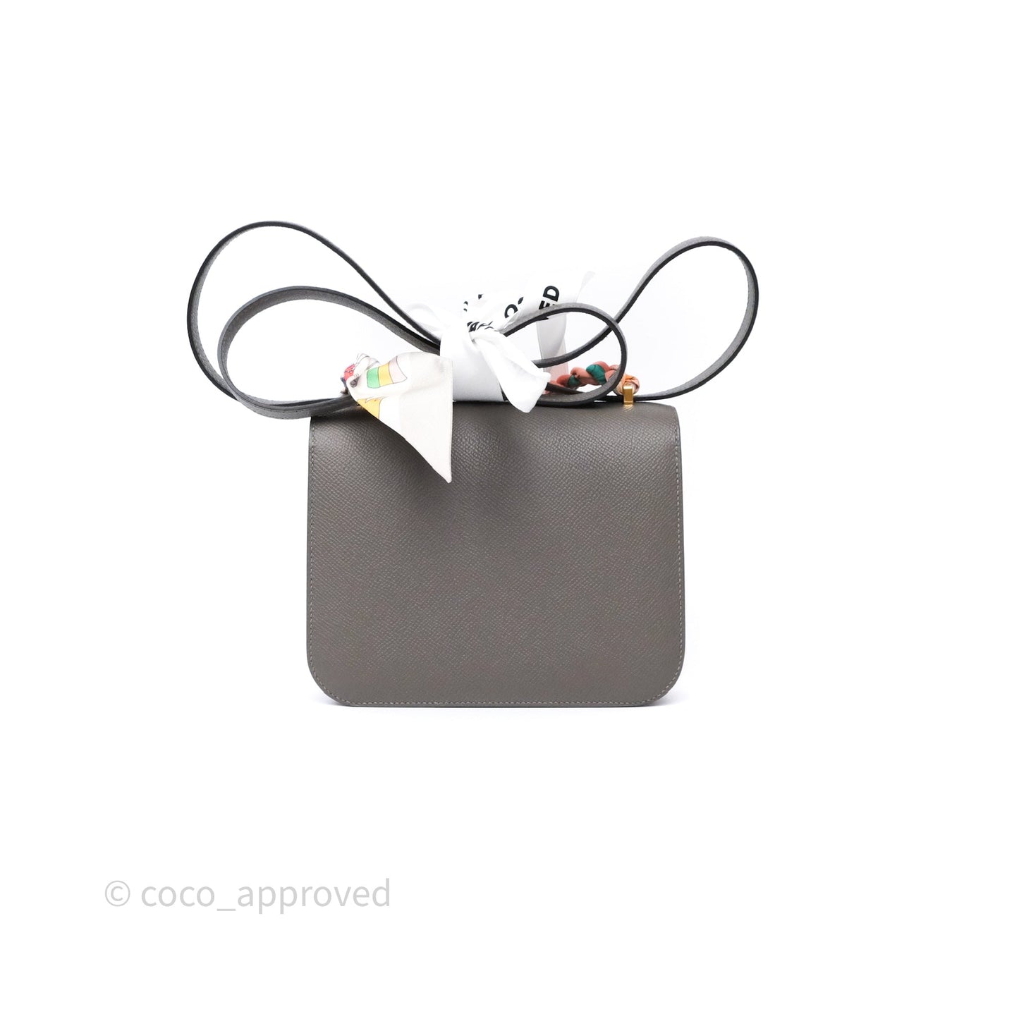Hermès Constance III Mini Veau Epsom 0L Gris Meyer Gold Hardware