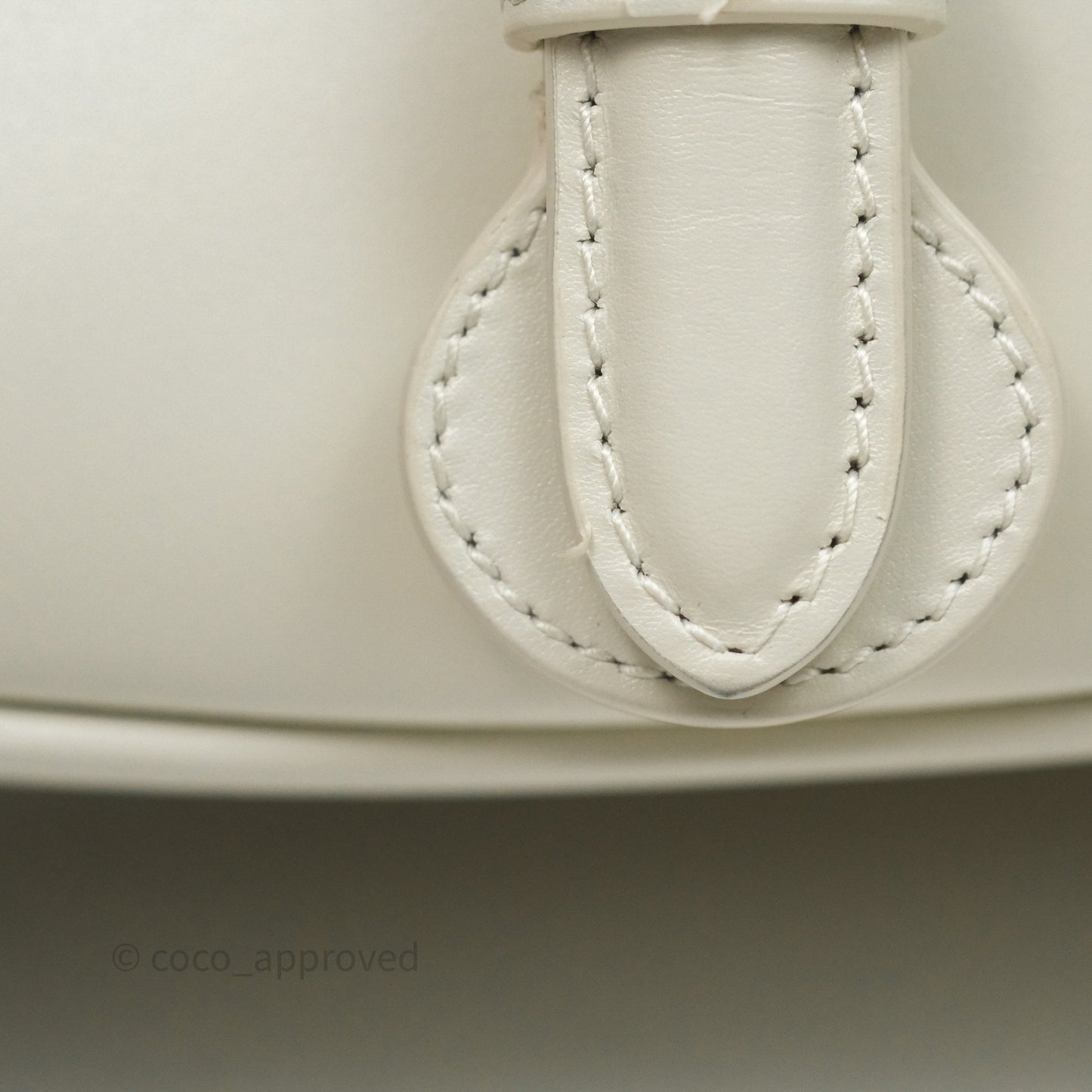 Christian Dior Medium Bobby Flap White Box Calfskin