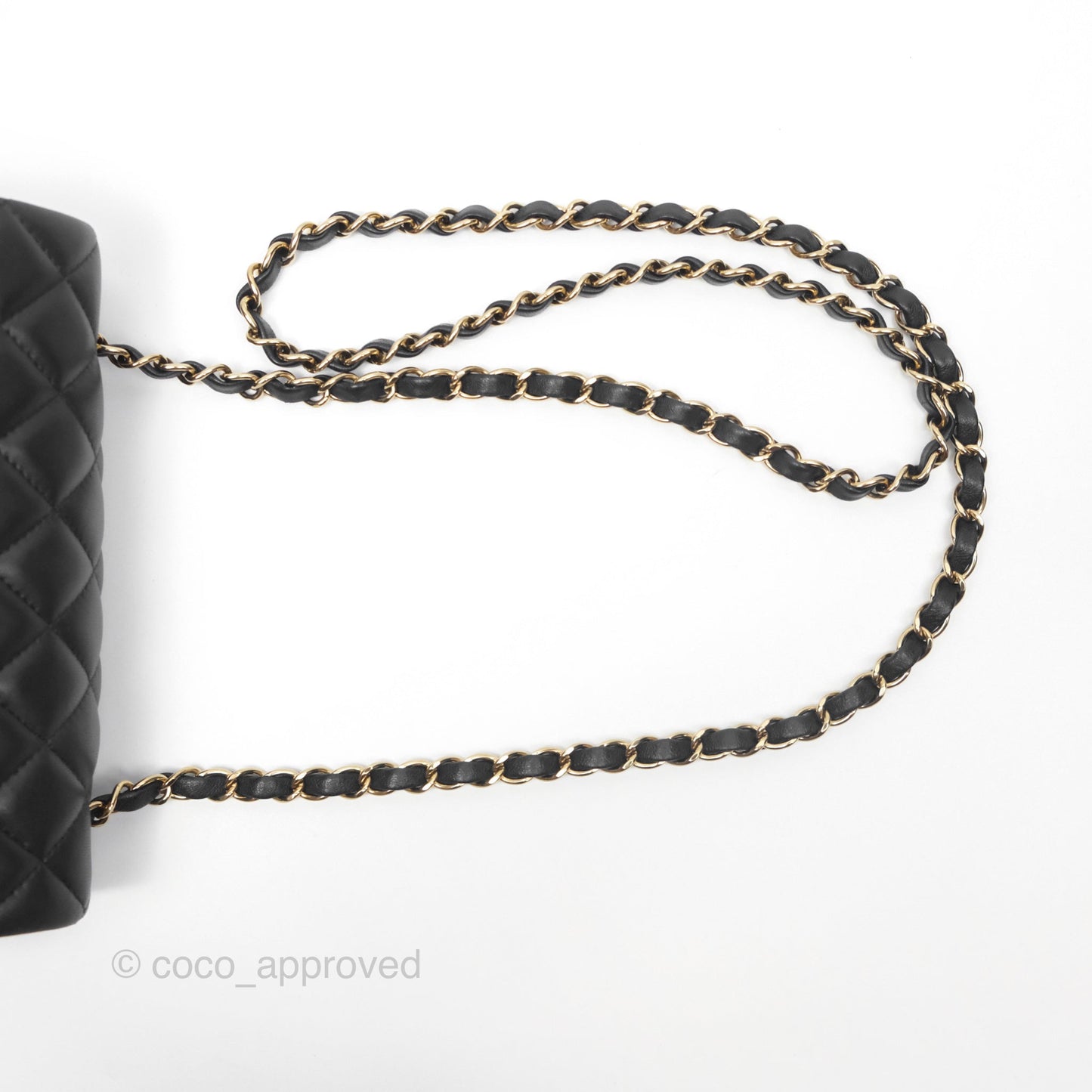 Chanel Quilted Mini Rectangular Flap Black Lambskin Gold Hardware