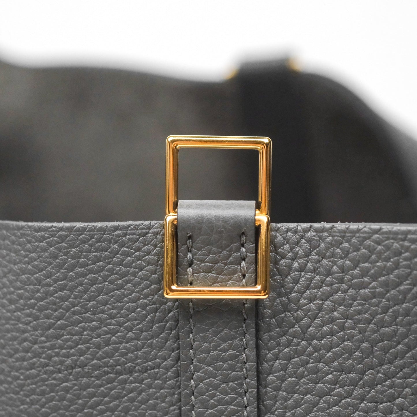 Hermès Picotin Lock 22 Graphite TM Gold Hardware