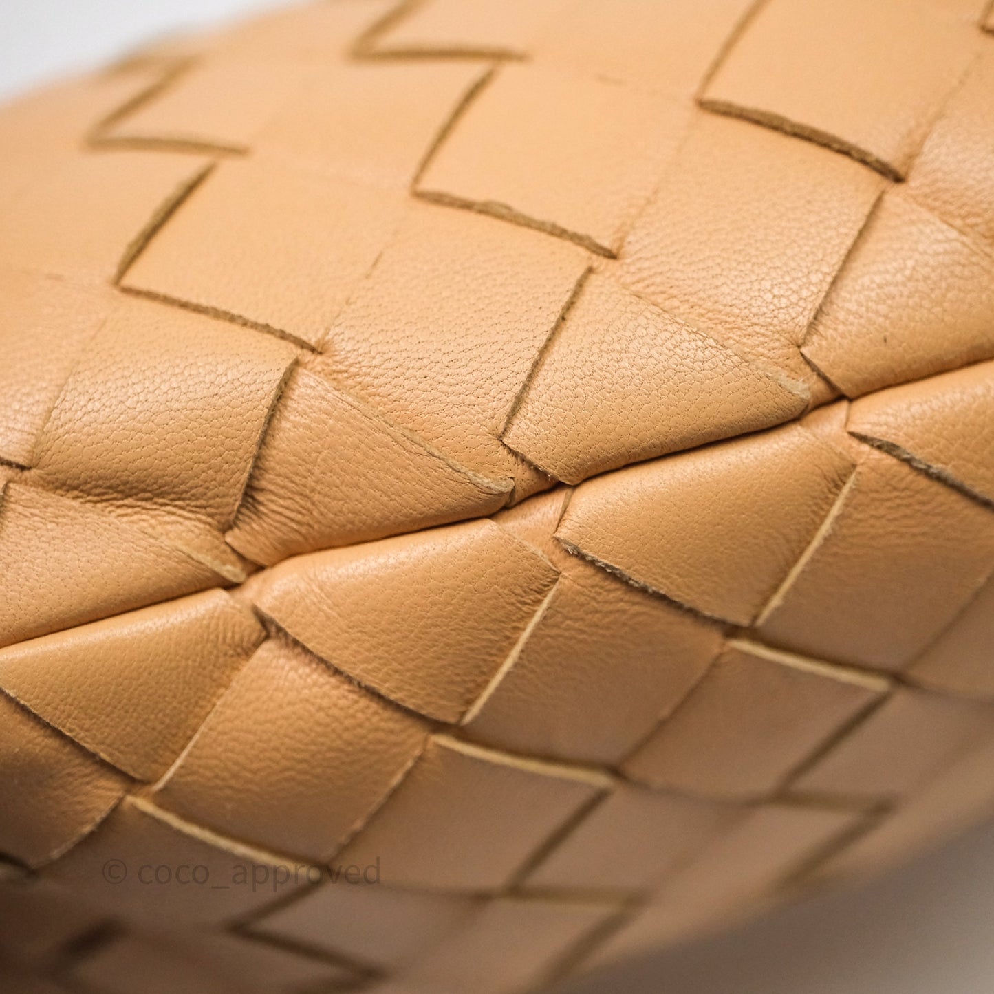Bottega Veneta Mini Jodie Bag Intrecciato Beige Lambskin