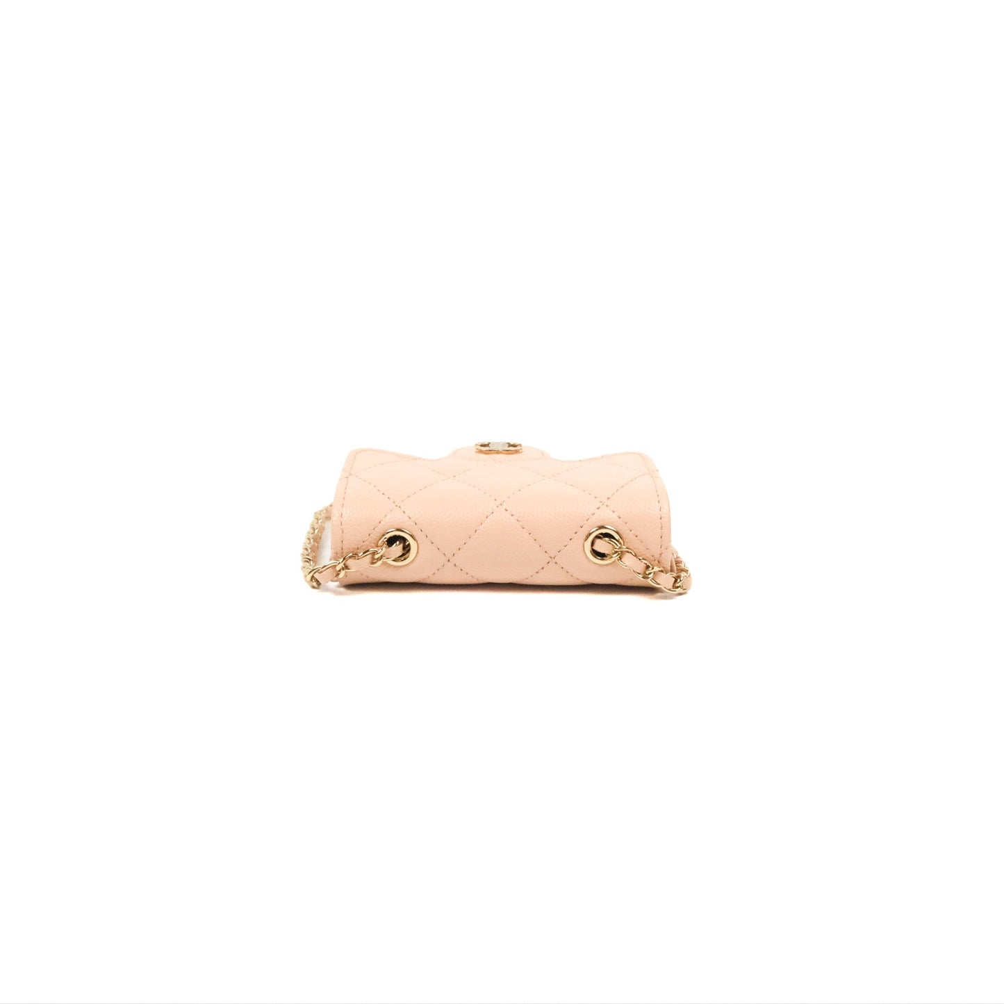 Chanel Classic Quilted Belt Bag Light Pink Caviar Gold Hardware