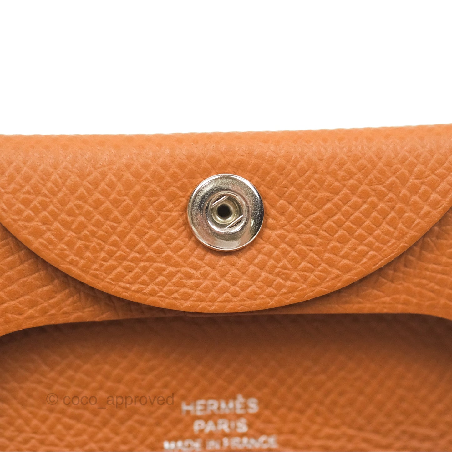 Hermès Bastia Coin Purse Gold Epsom