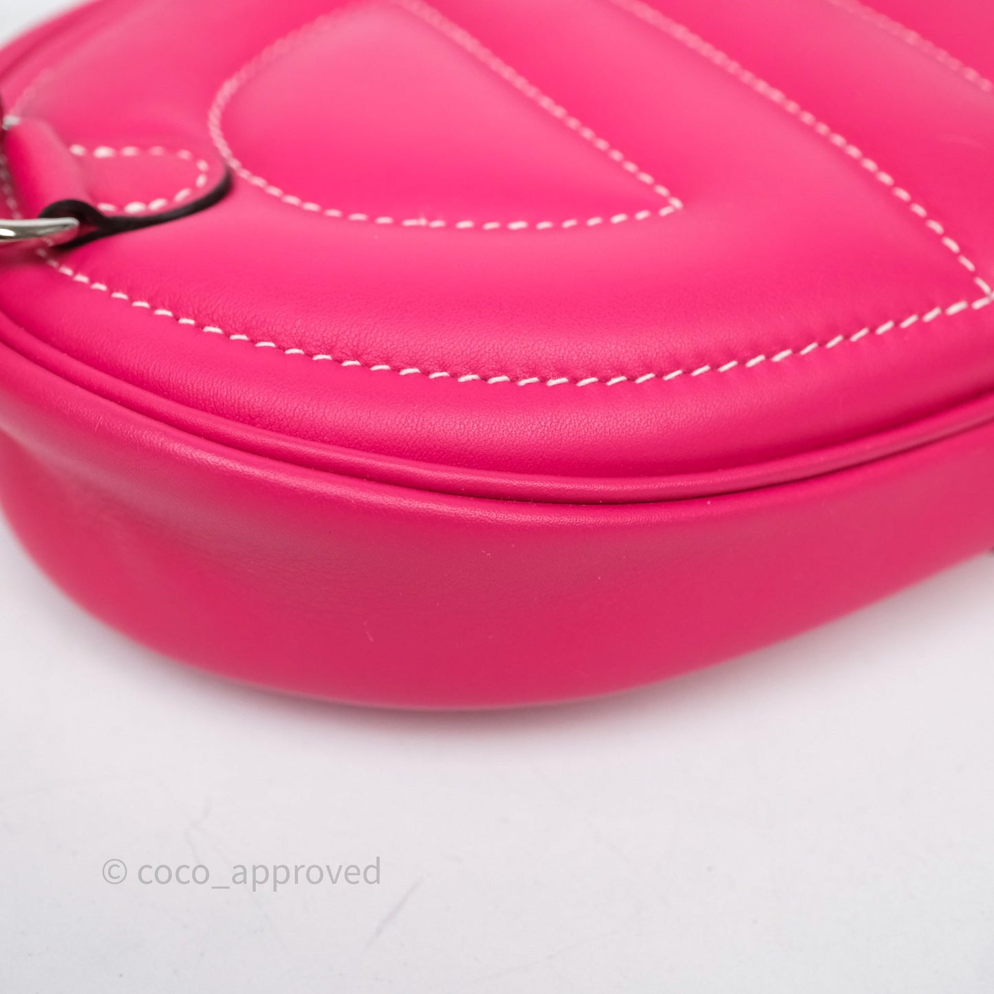 Hermes In-The-Loop Belt Bag 0D Rose Mexico/ 0F Bleu Frida Palladium Hardware