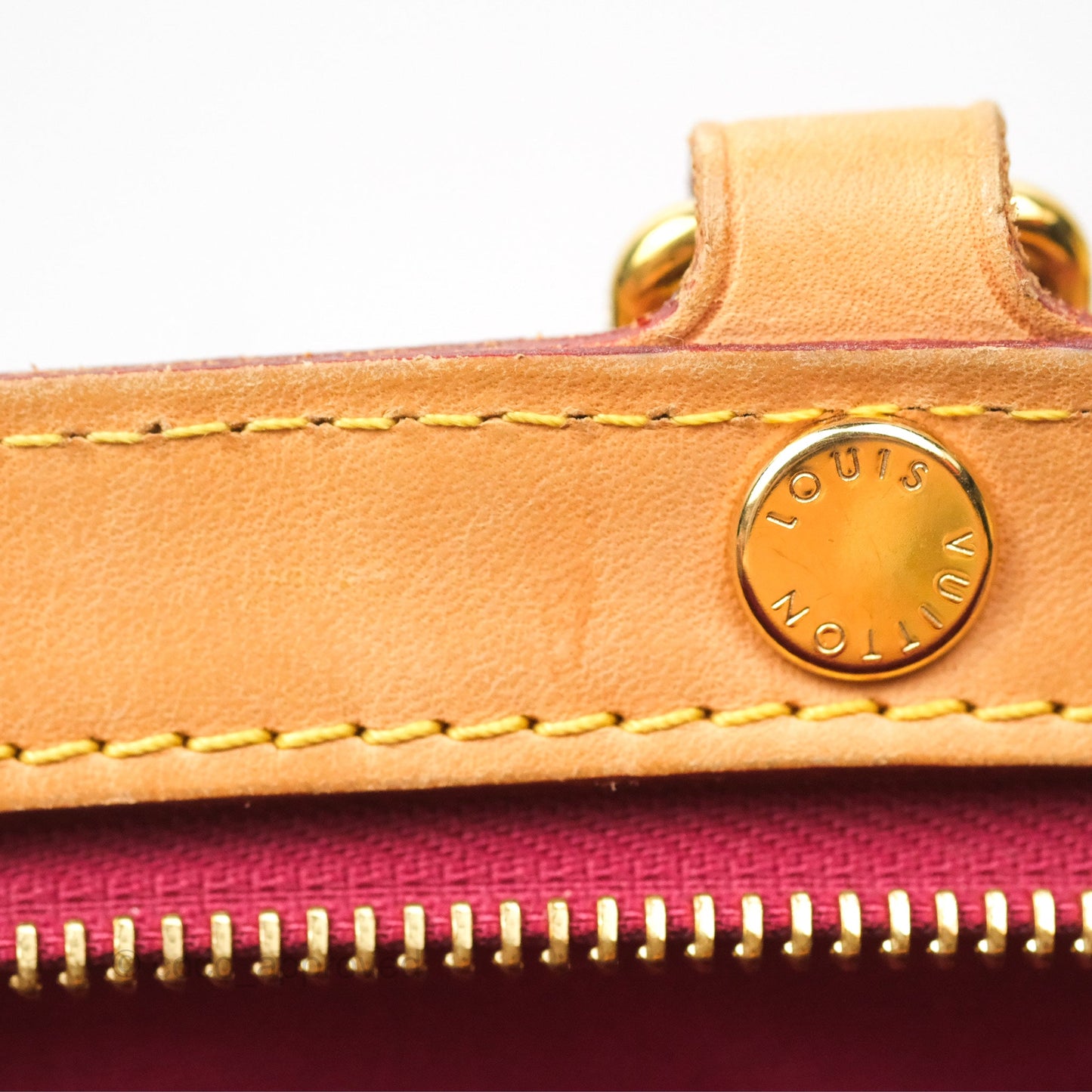 Louis Vuitton Brea MM Red Vernis Patent Monogram