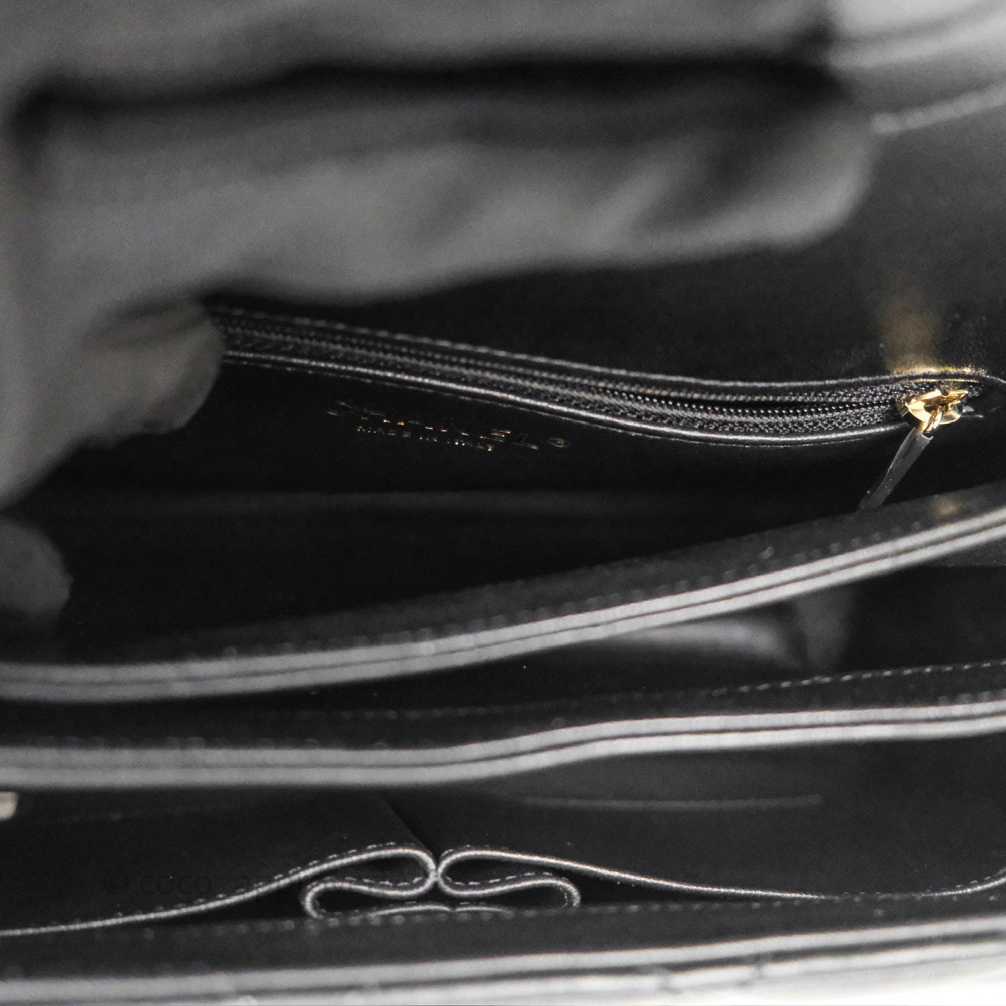 Chanel Small Trendy CC Black Lambskin Gold Hardware