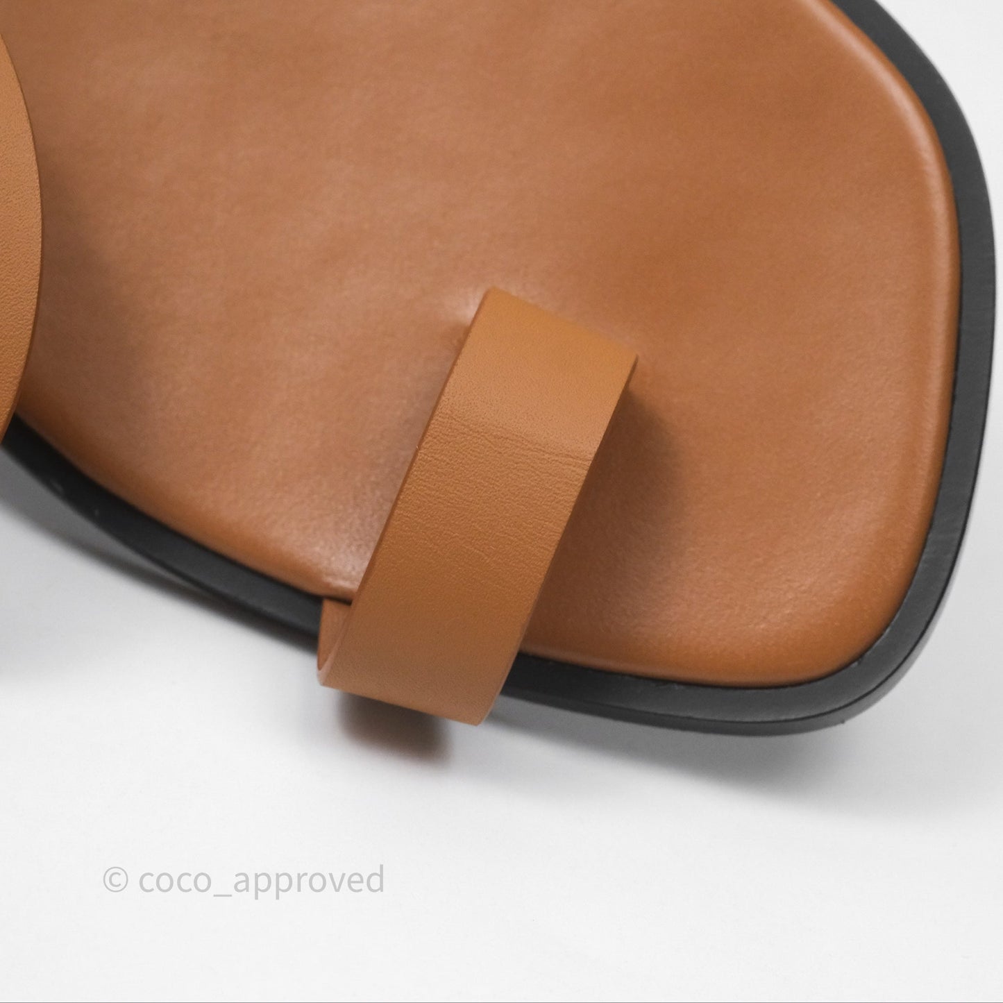 Hermès Hera Sandals Natural Calfskin Size 38