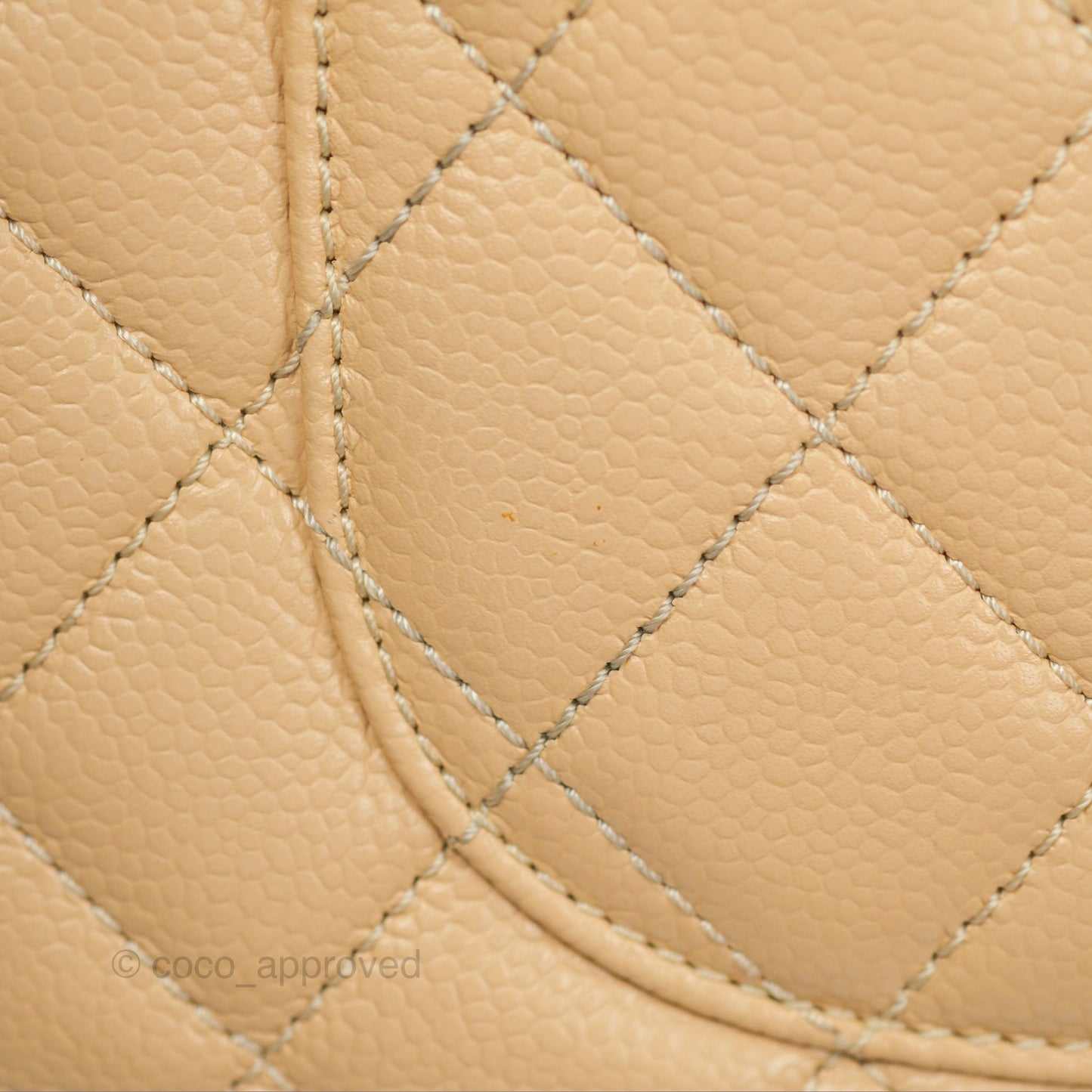 Chanel GST Beige Caviar Gold Hardware