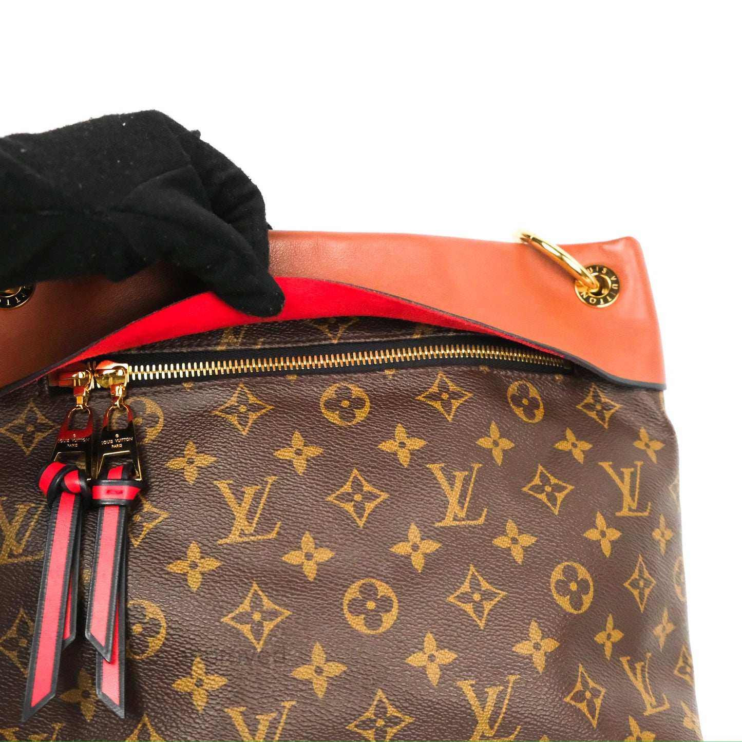 Louis Vuitton Tuileries Besace Bag Brown/Red Monogram