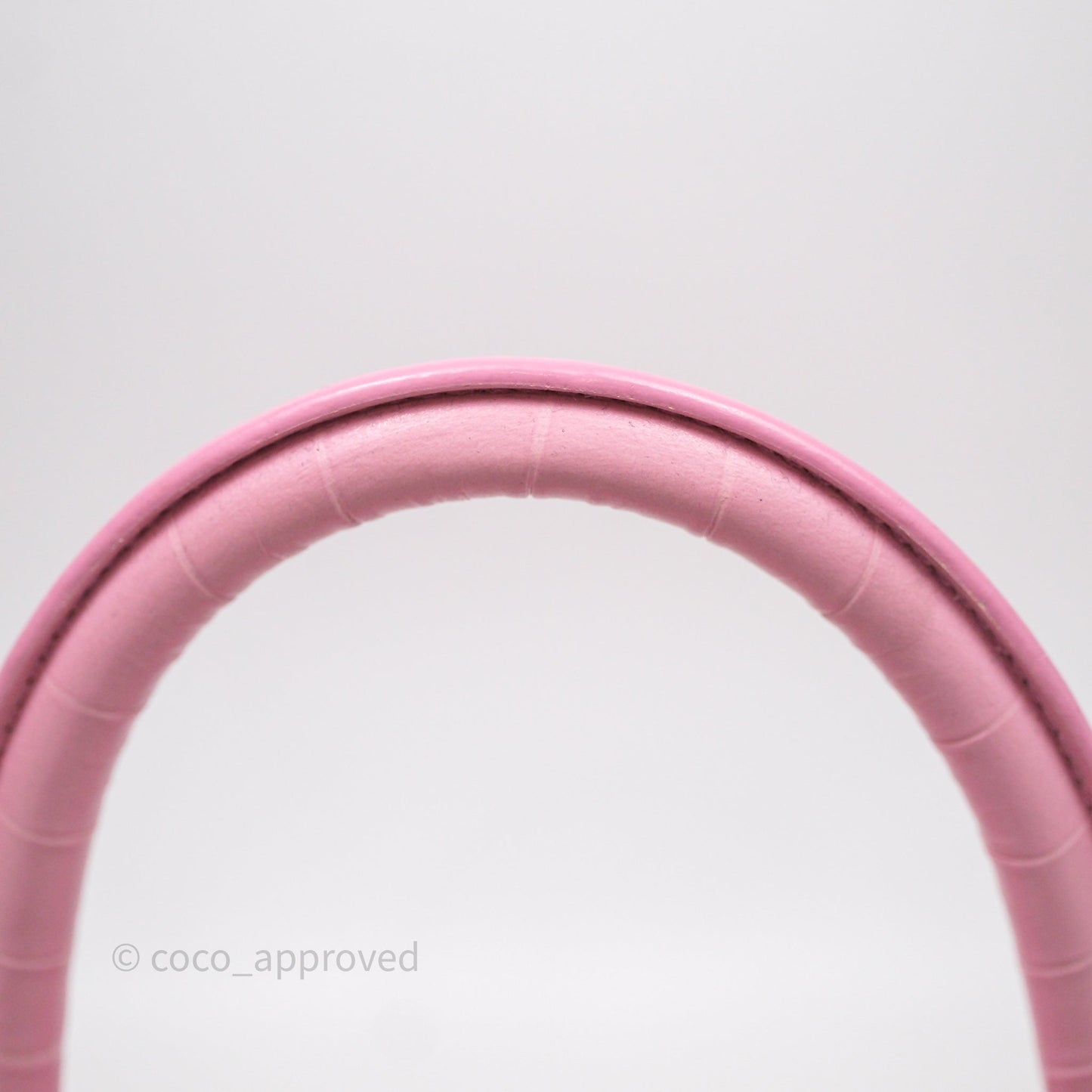 Balenciaga Small Hourglass Embossed Bag Pink