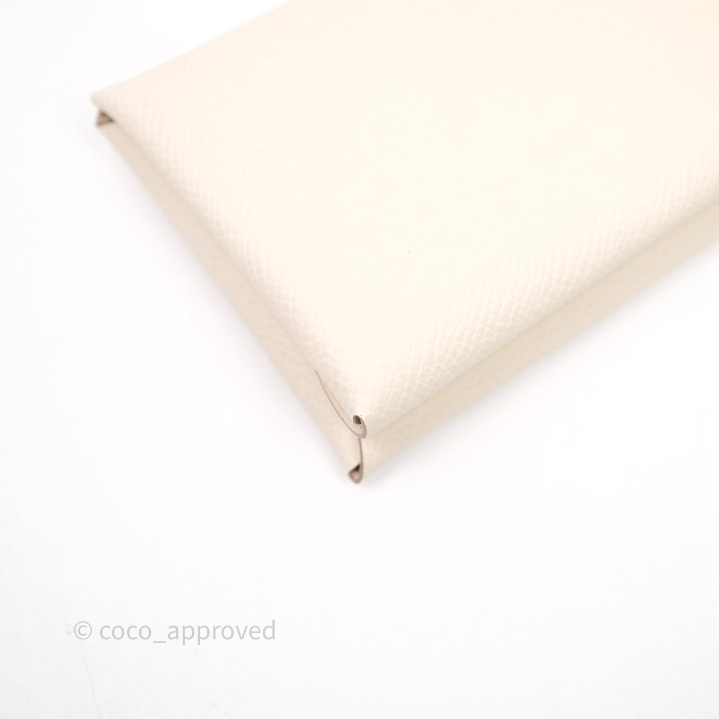 Hermès Calvi Duo Compact Card Holder Beton 8L Epsom