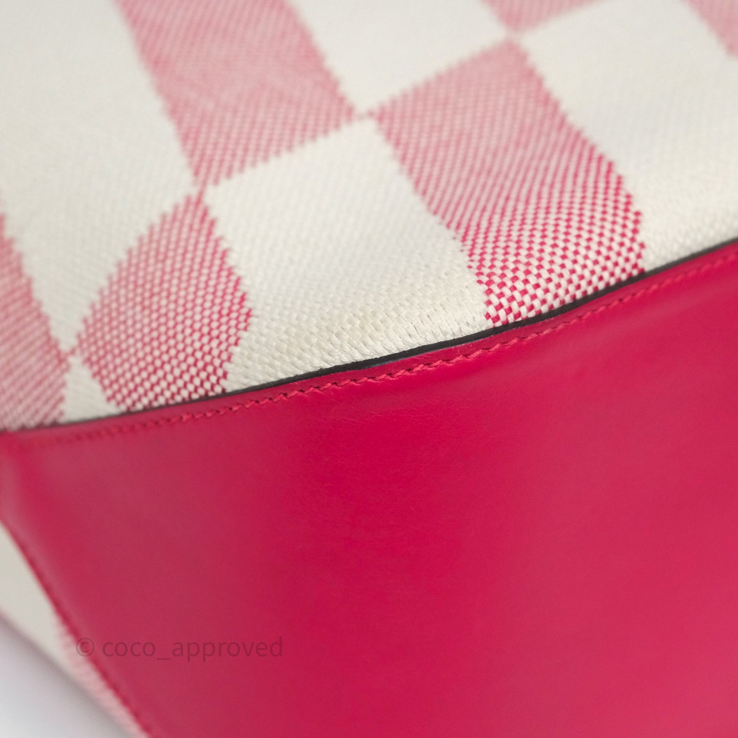 Hermès Cabas H en Biais 40 Bag Ecru / Framboise