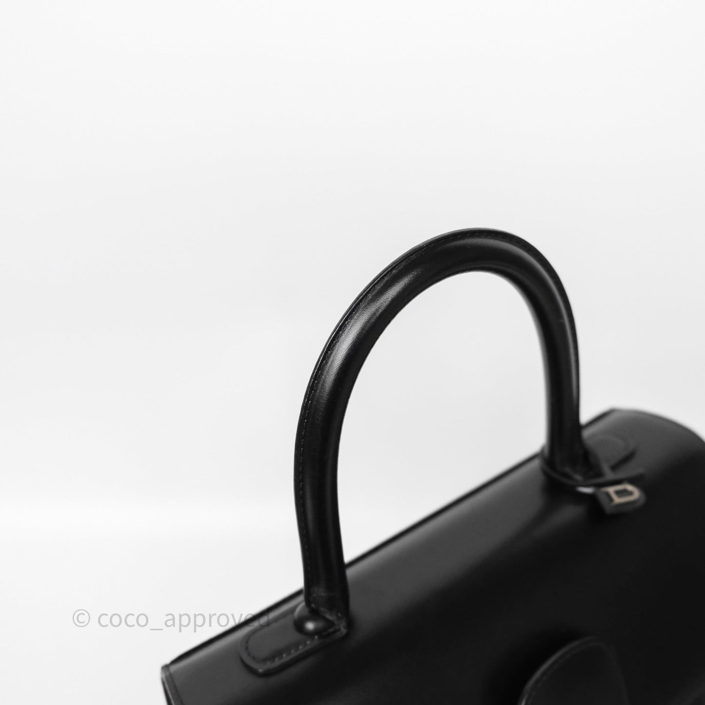 Delvaux Brillant L'Humour MM Black Calfskin