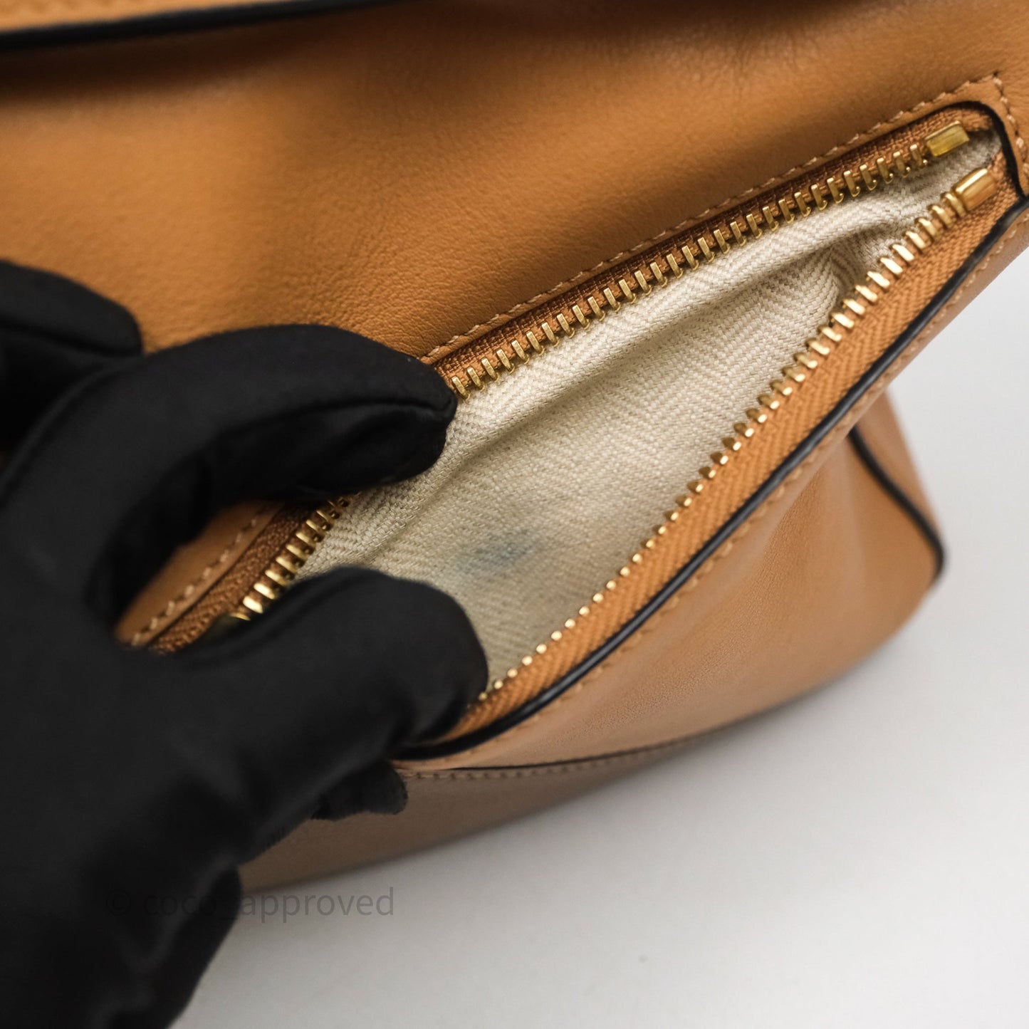Loewe Small Puzzle Bag Warm Desert & Mink Two Tone Calfskin