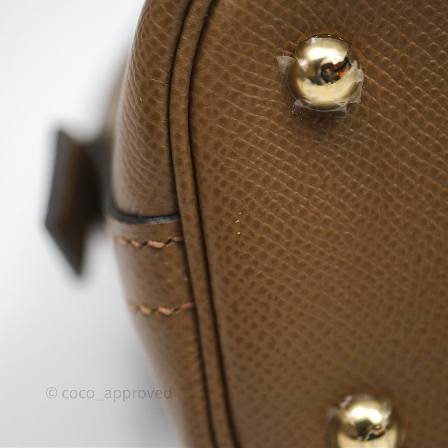 Hermès Bolide 25 Alezan 3G Epsom Gold Hardware