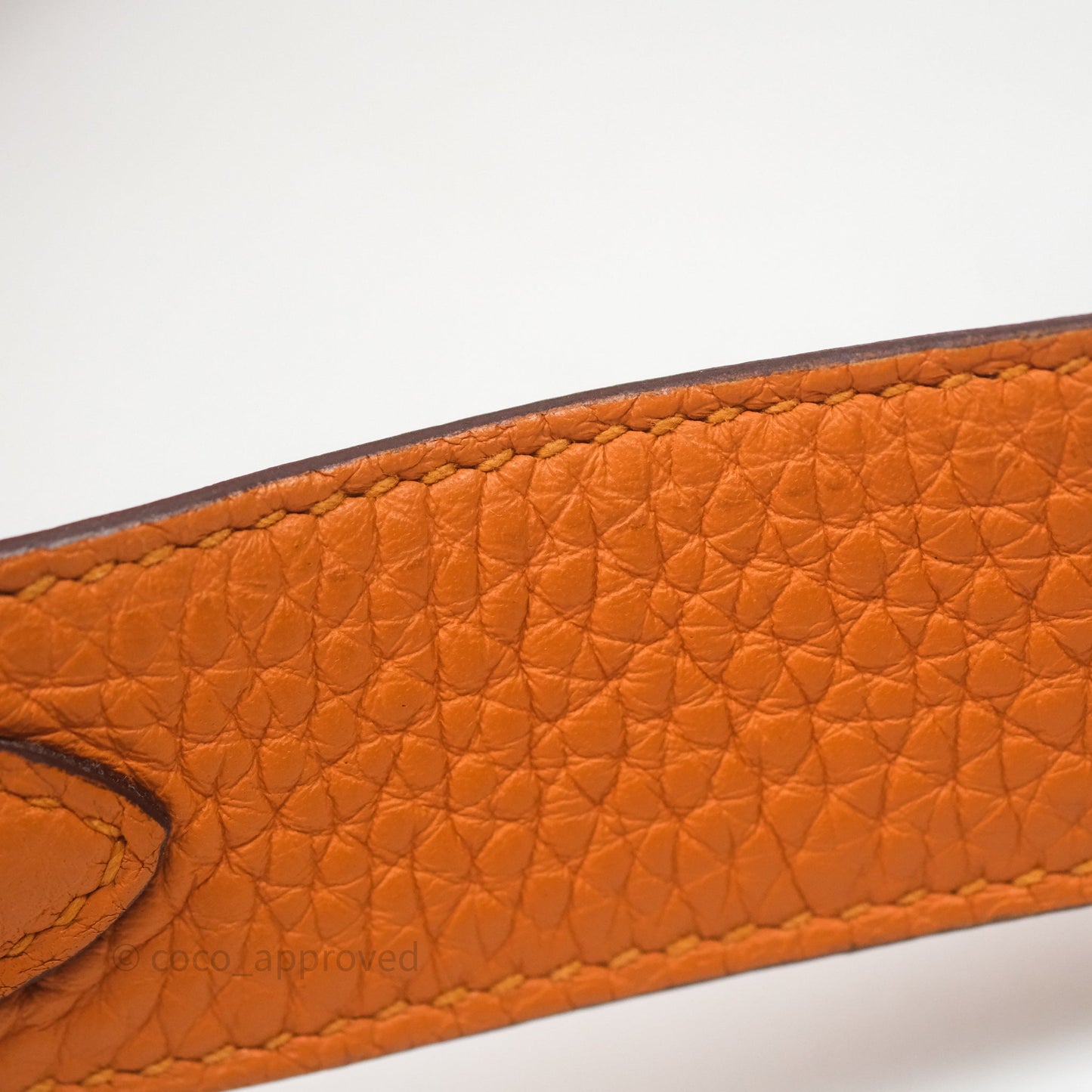 Hermès Lindy 30 Abricot I9 Clemence Palladium Hardware