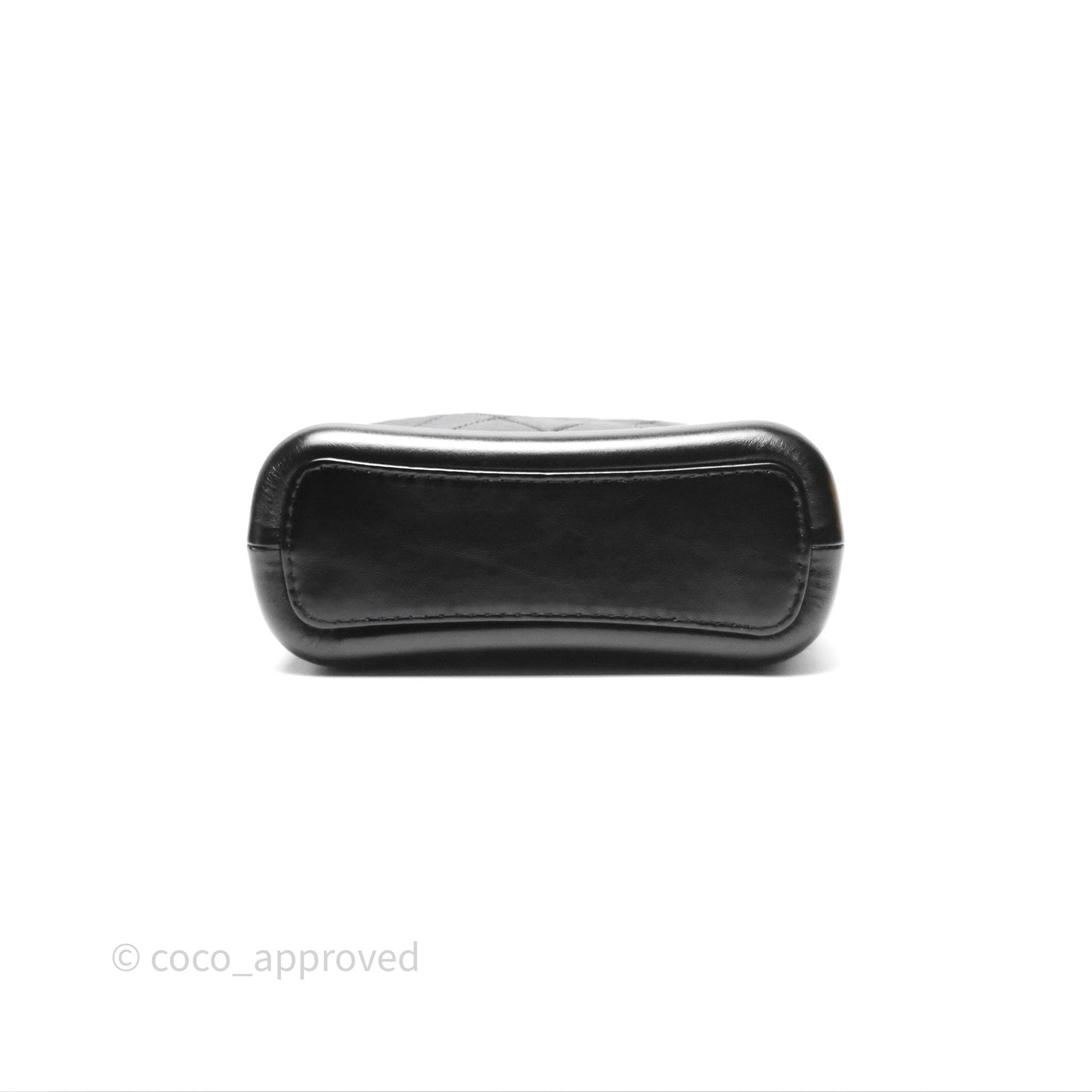 Chanel Small Gabrielle Hobo Quilted Black Aged Calfskin