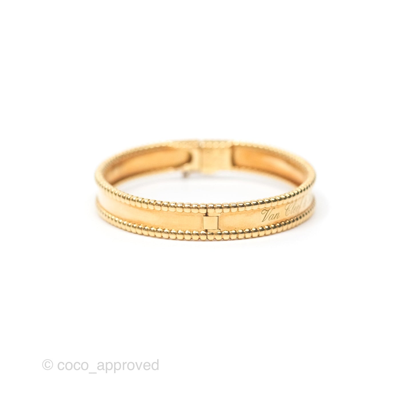 Van Cleef & Arpels Perlée Signature Bracelet Extra Small Model Yellow Gold