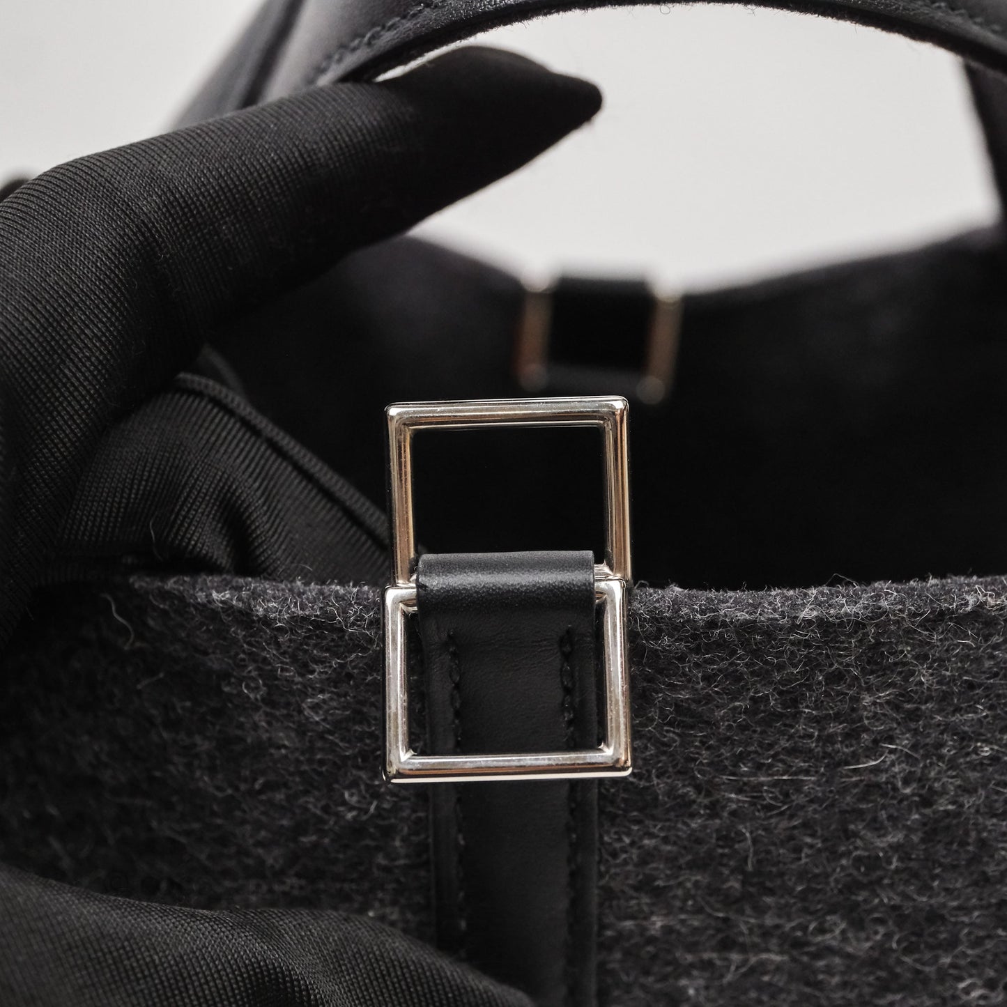 Hermès Picotin 18 Graphite 88/ Noir 89 Wool Swift Palladium Hardware