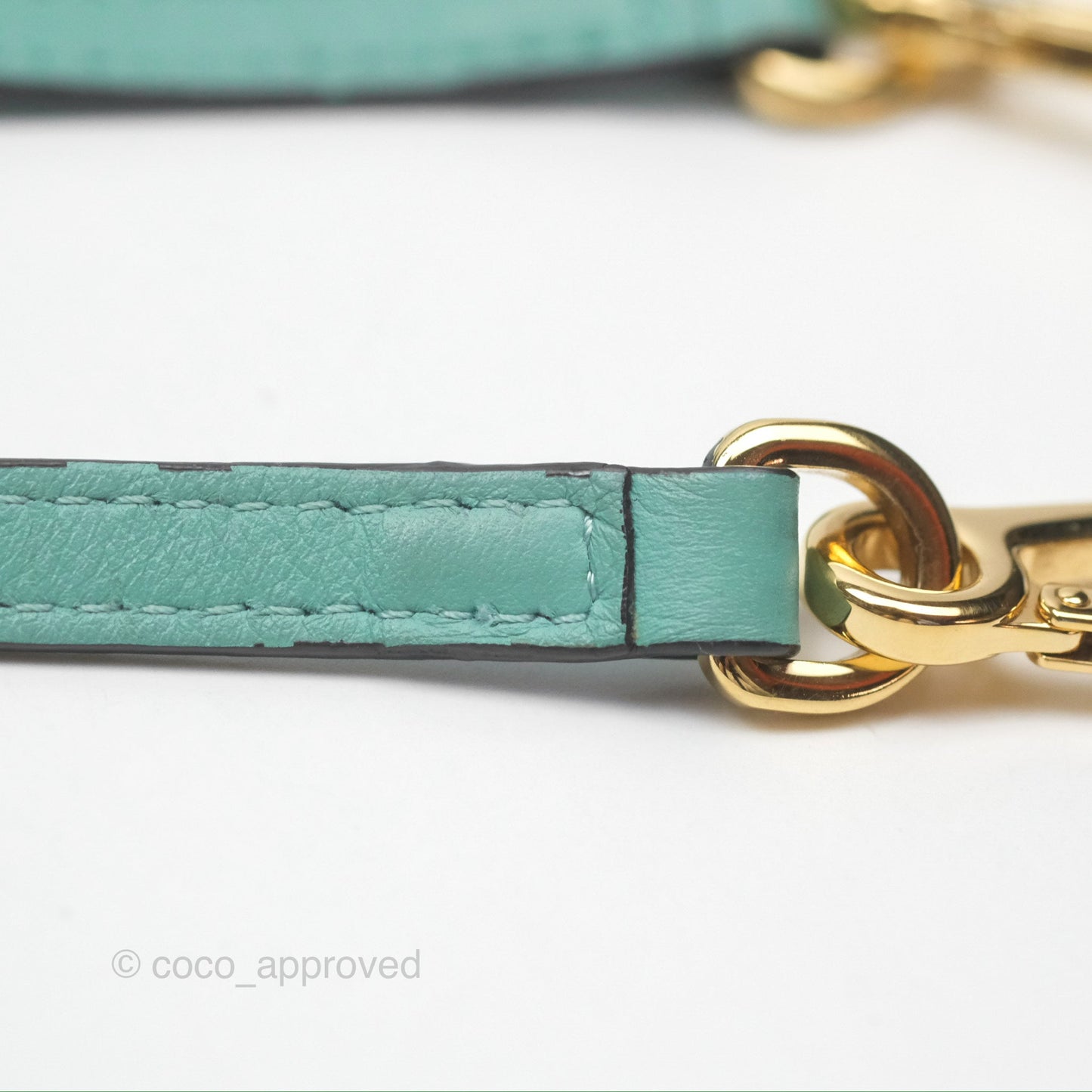 Loewe x Studio Ghibli Spirited Away Mini Puzzle Mint Calfskin
