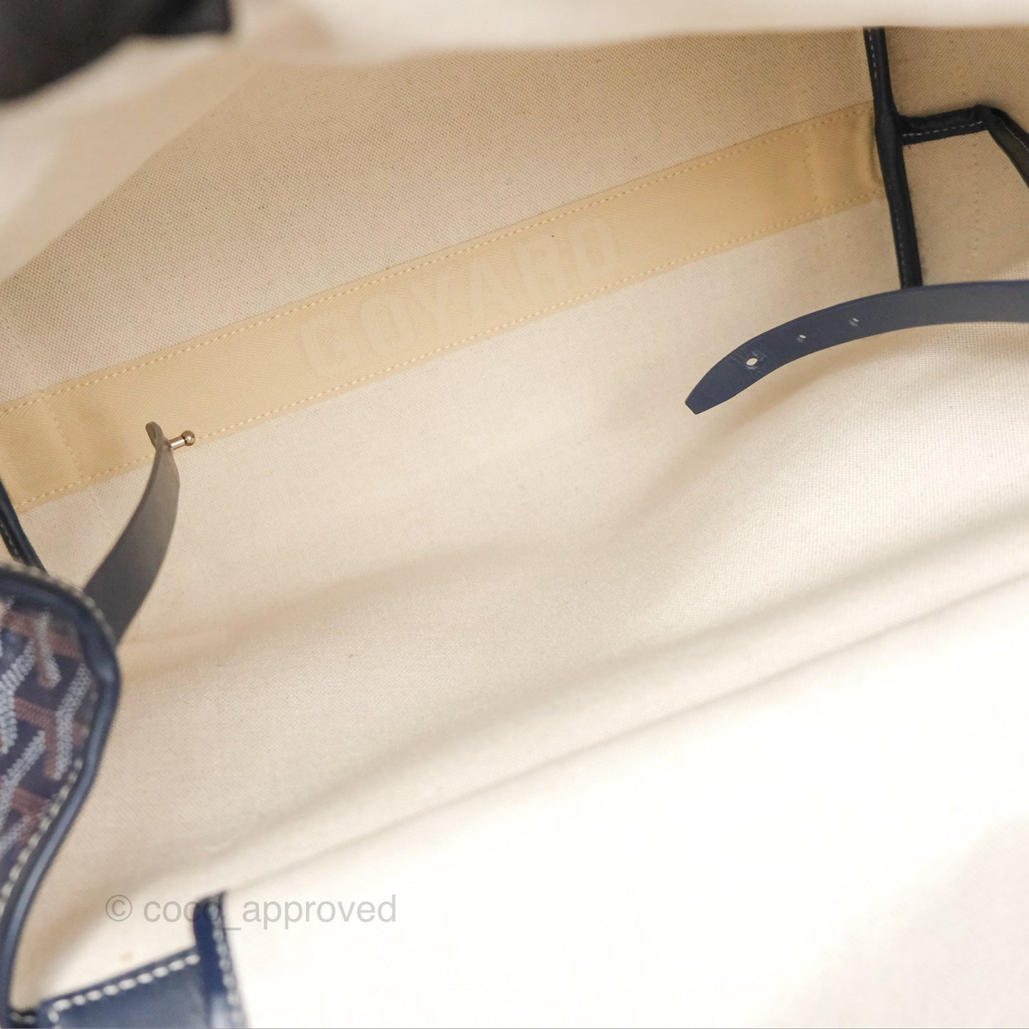 Goyard Goyardine Bellechasse PM Navy