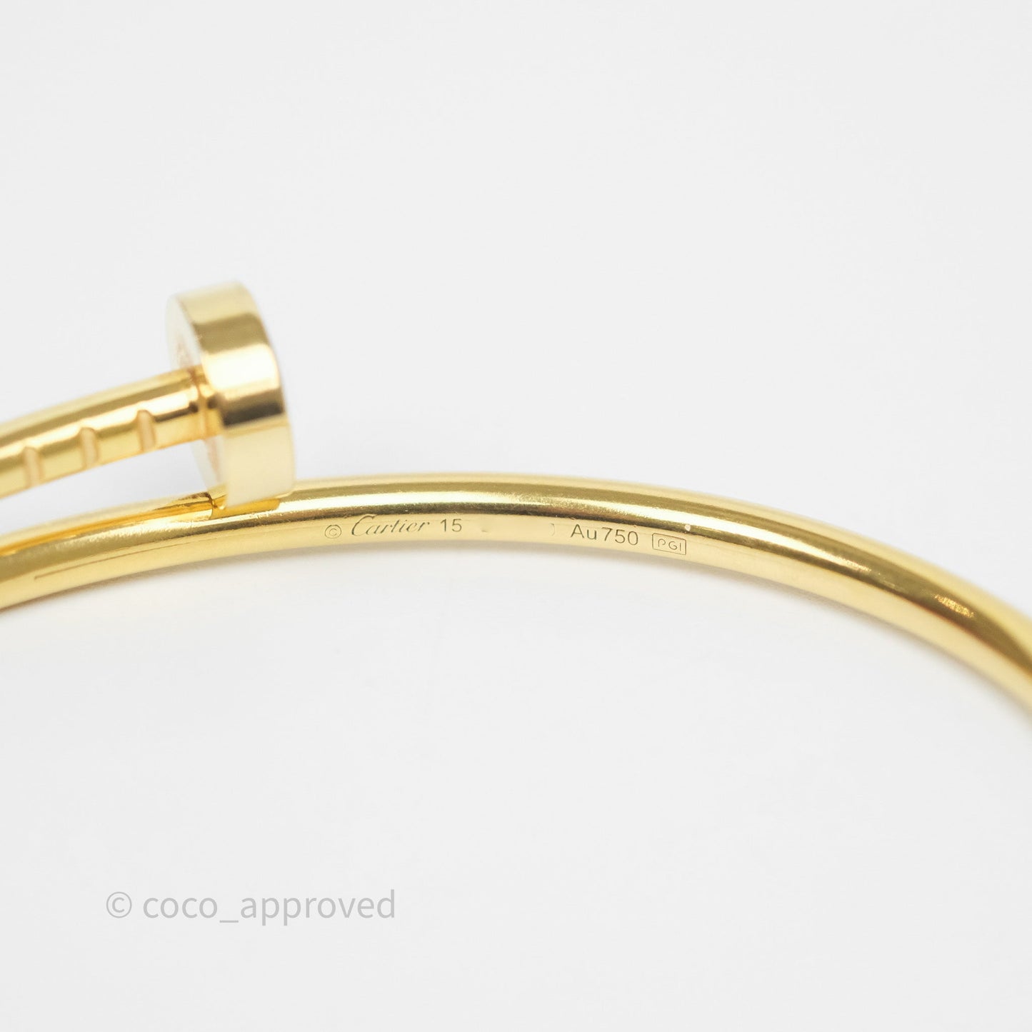 Cartier Small Juste Un Clou Bracelet Yellow Gold