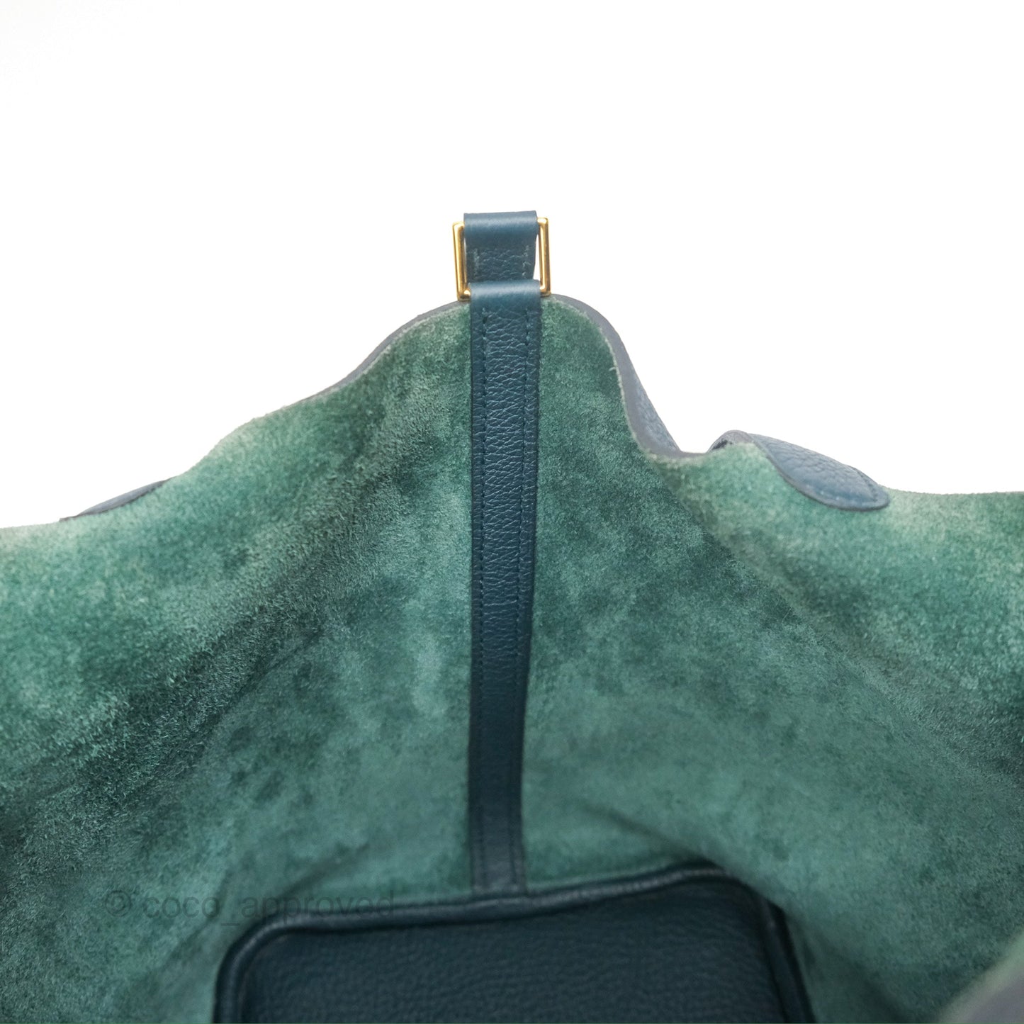 Hermès Picotin 22 Vert Cypress 6O Clemence Gold Hardware
