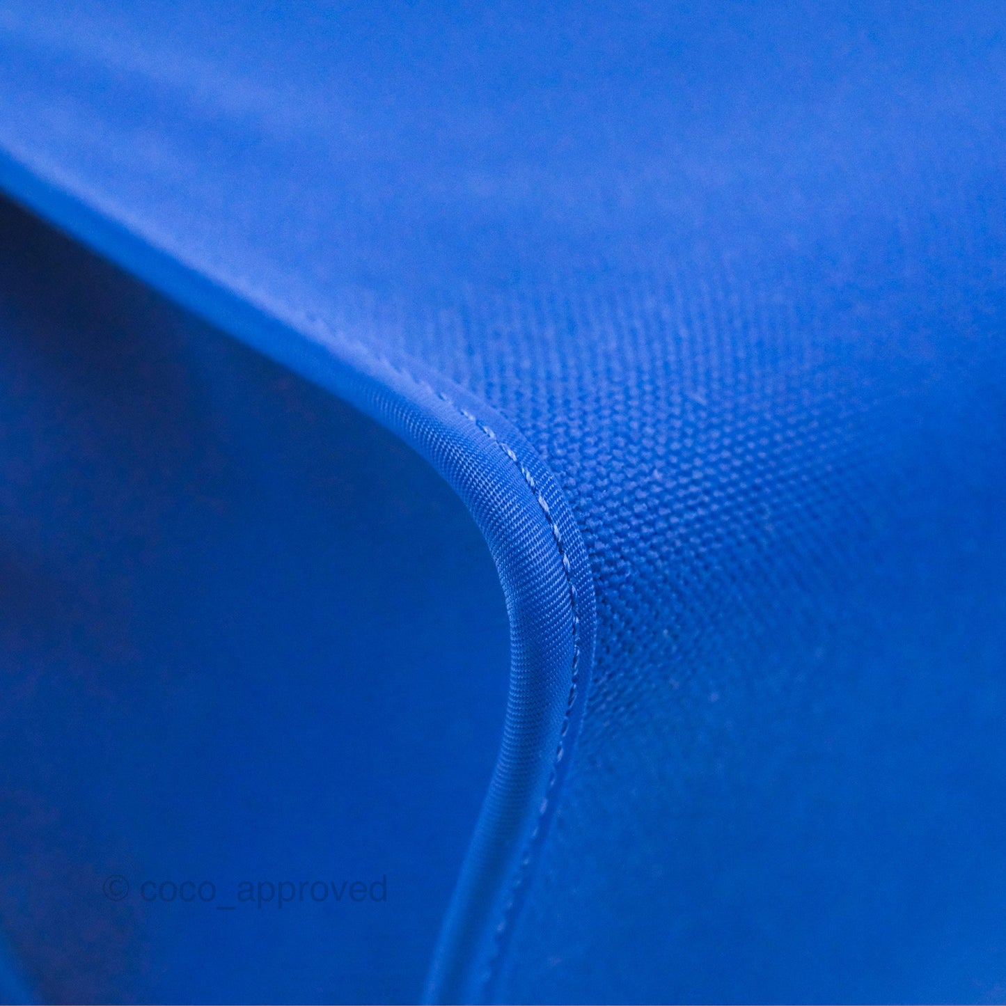 Hermès Herbag Zip 31 Bleu Électrique & Bleu Indigo Canvas Palladium Hardware