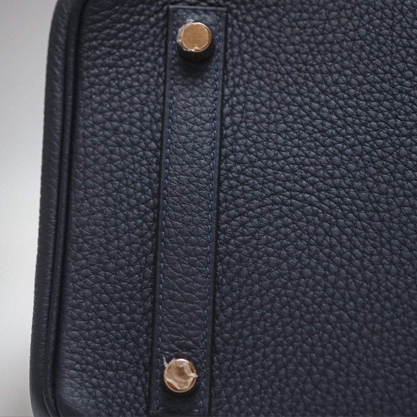 Hermès Birkin 30 Retourne Bleu Nuit 2Z Togo Gold Hardware