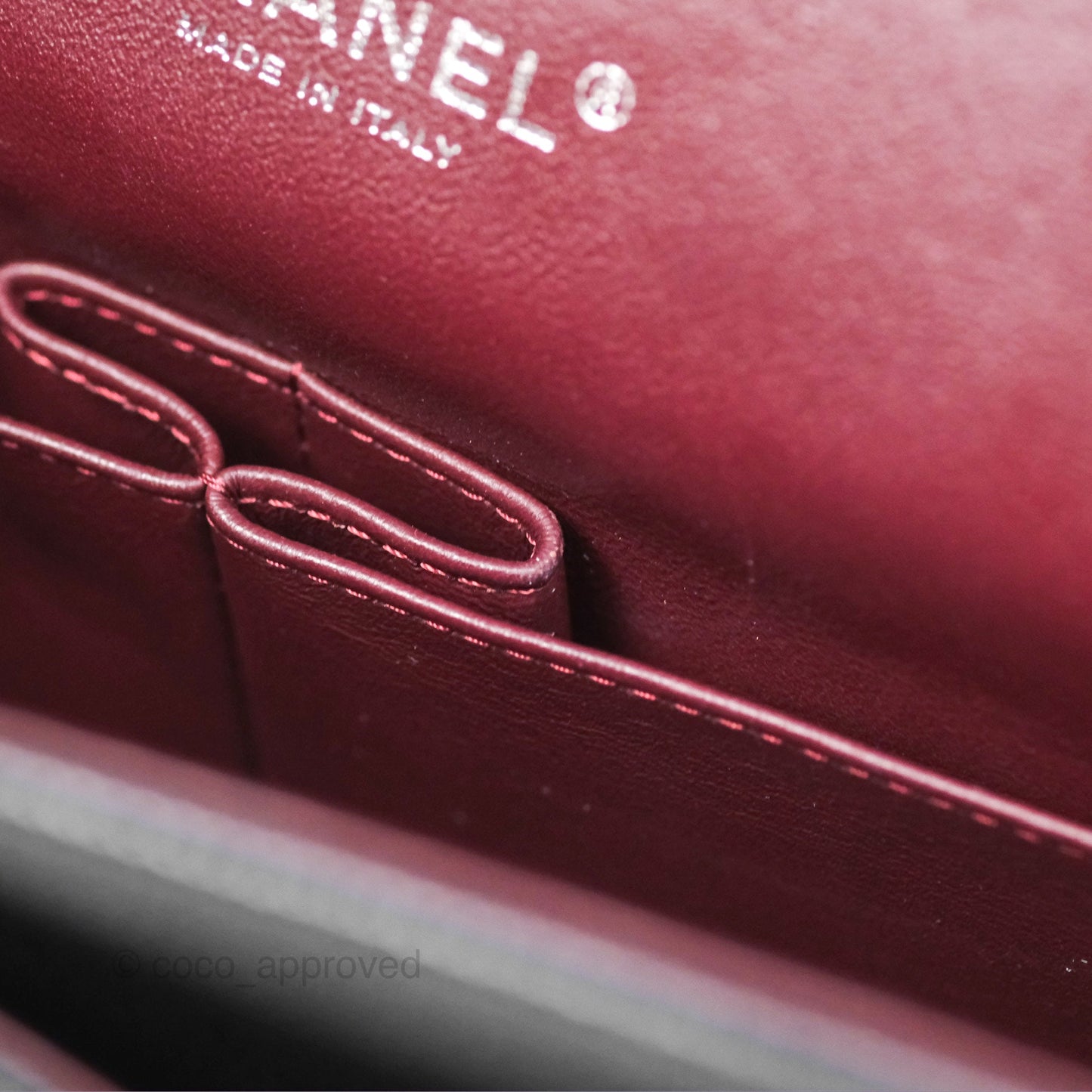 Chanel Quilted Maxi Double Flap Black Caviar Silver Hardware