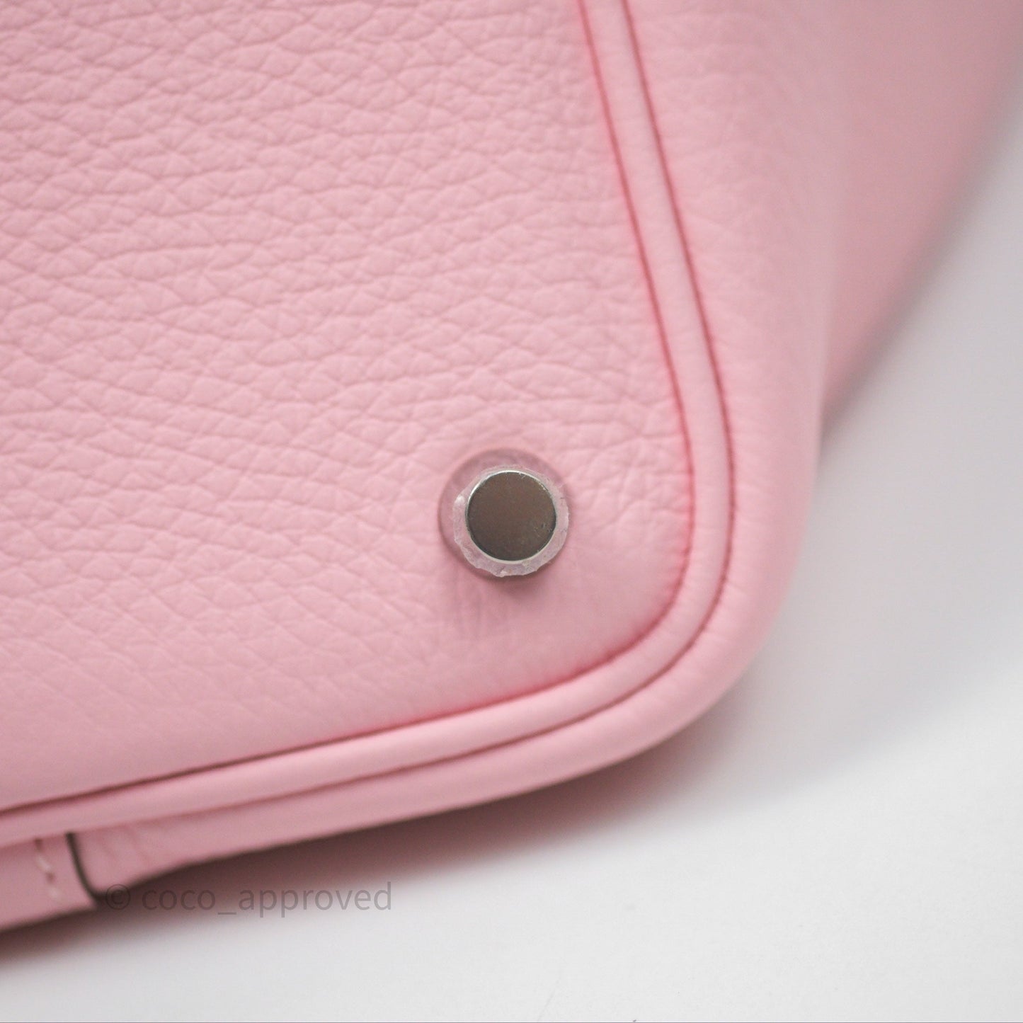 Hermès Picotin 18 Rose Sakura 3Q Clemence Palladium Hardware
