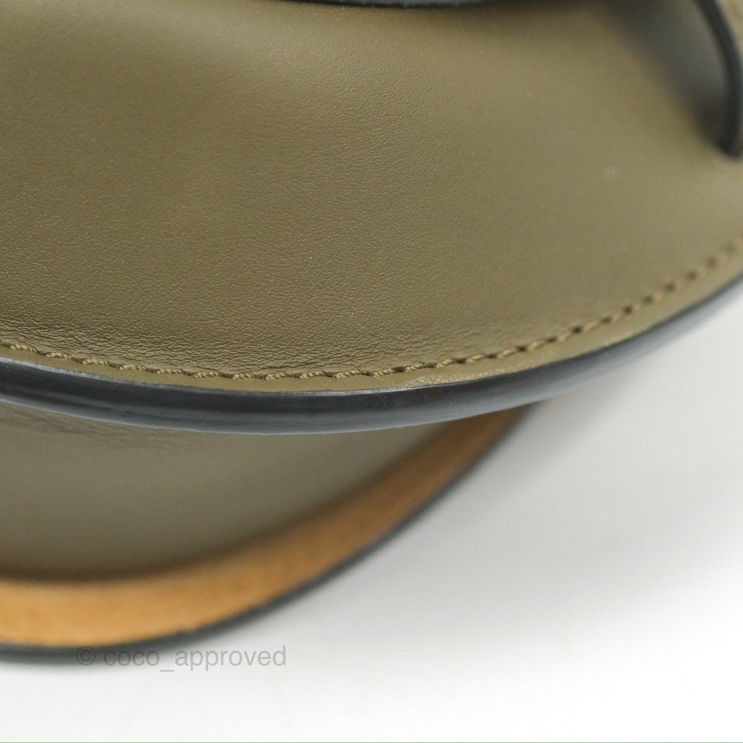 Loewe Mini Gate Dual Bag Soft Calfskin & Jacquard Strap Autumn Green