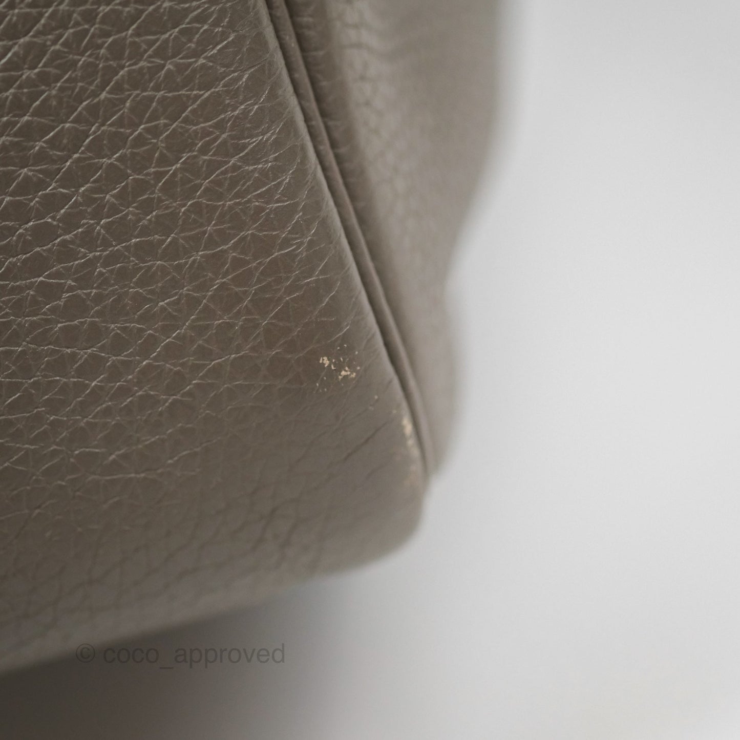 Hermès Lindy 26 Etain 8F Clemence Palladium Hardware