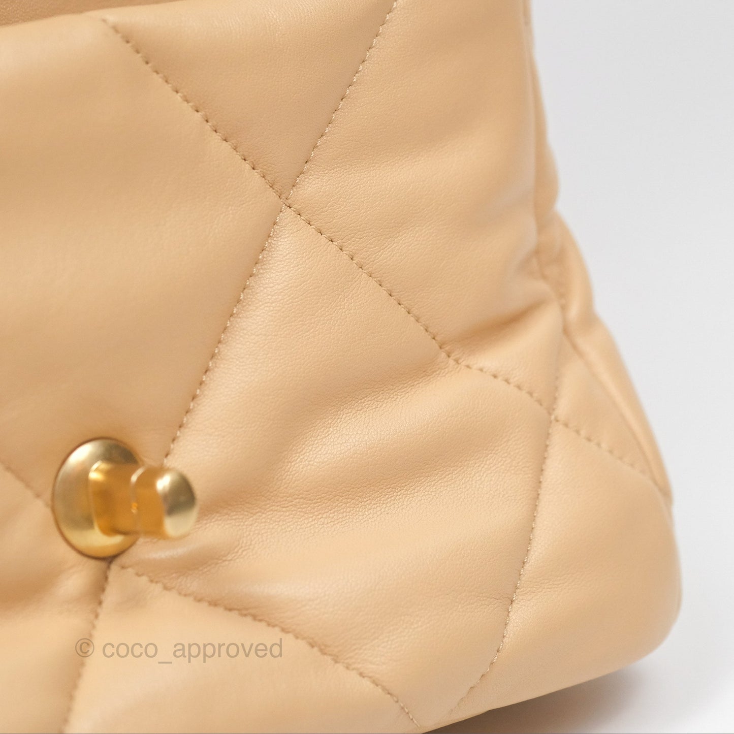 Chanel 19 Small Beige Mixed Hardware