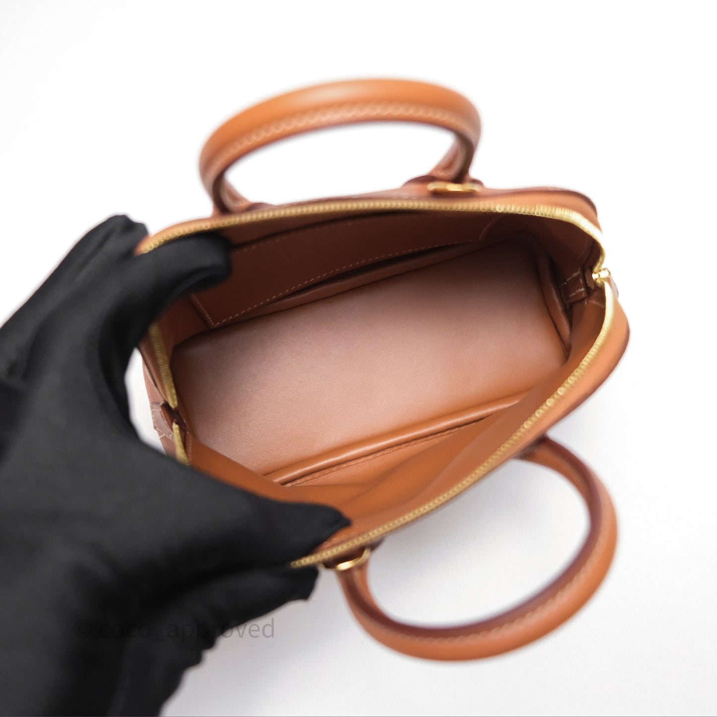 Hermès Bolide Mini 1923 Gold 37 Evercolor Gold Hardware